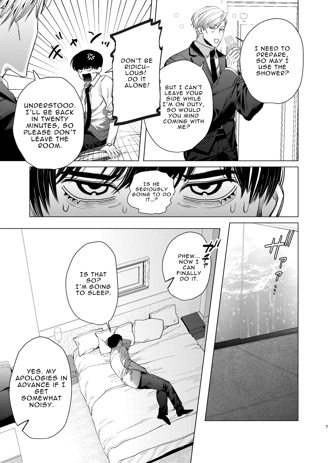 My Bodyguard is a Muscular Blonde and Horny Hunk?! page 6 full
