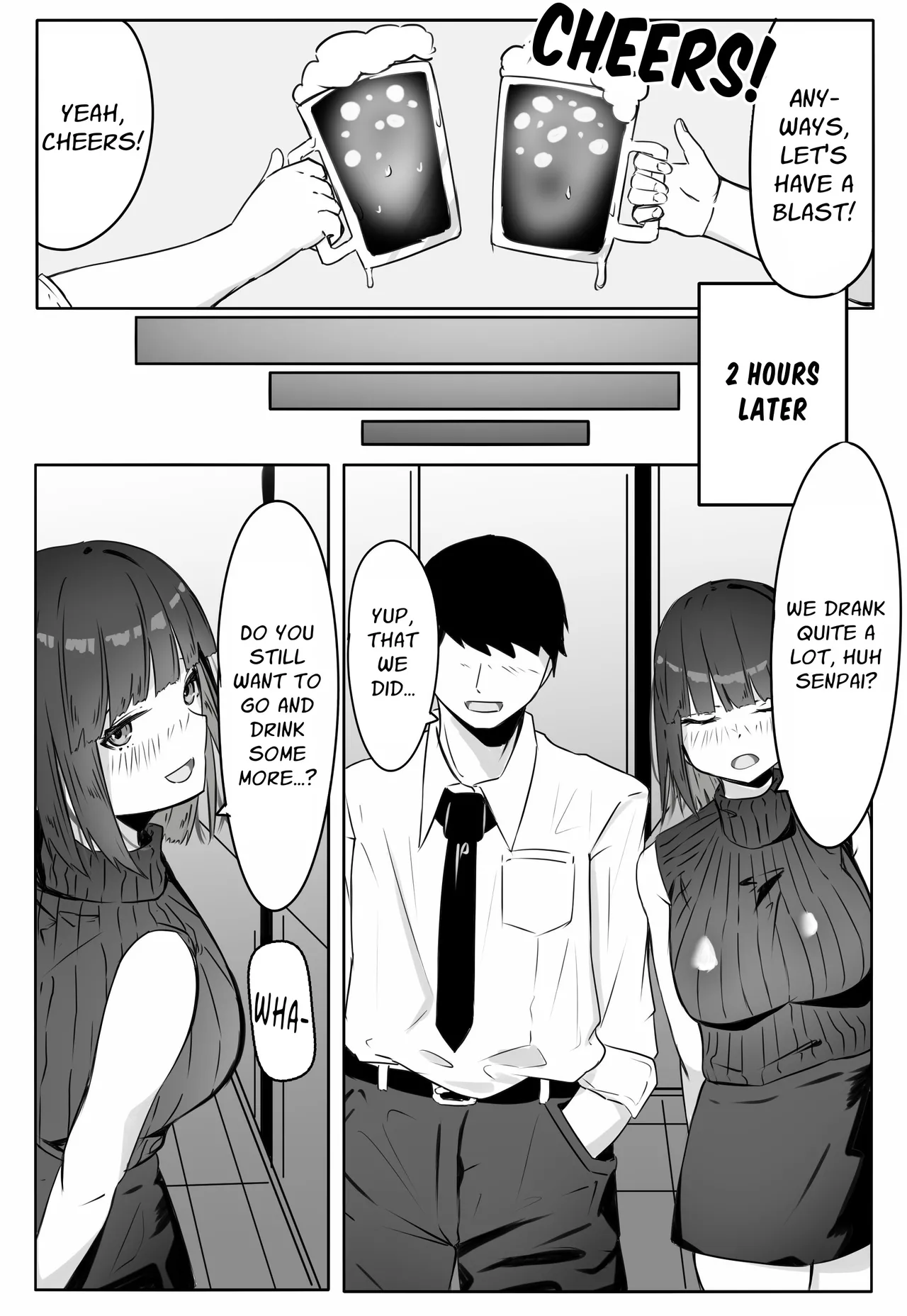 Kouhai Succubus-chan wa Senpai o Jirashitai! | The Succubus At Work Is A Teaser! page 6 full