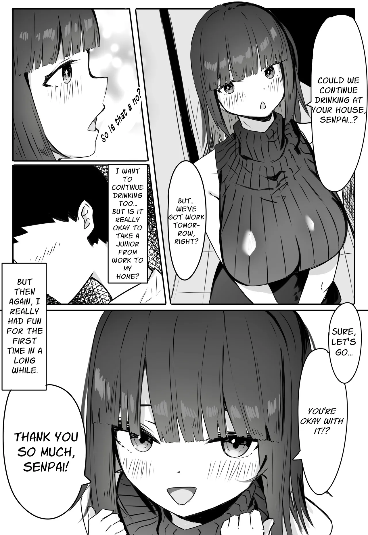 Kouhai Succubus-chan wa Senpai o Jirashitai! | The Succubus At Work Is A Teaser! page 7 full