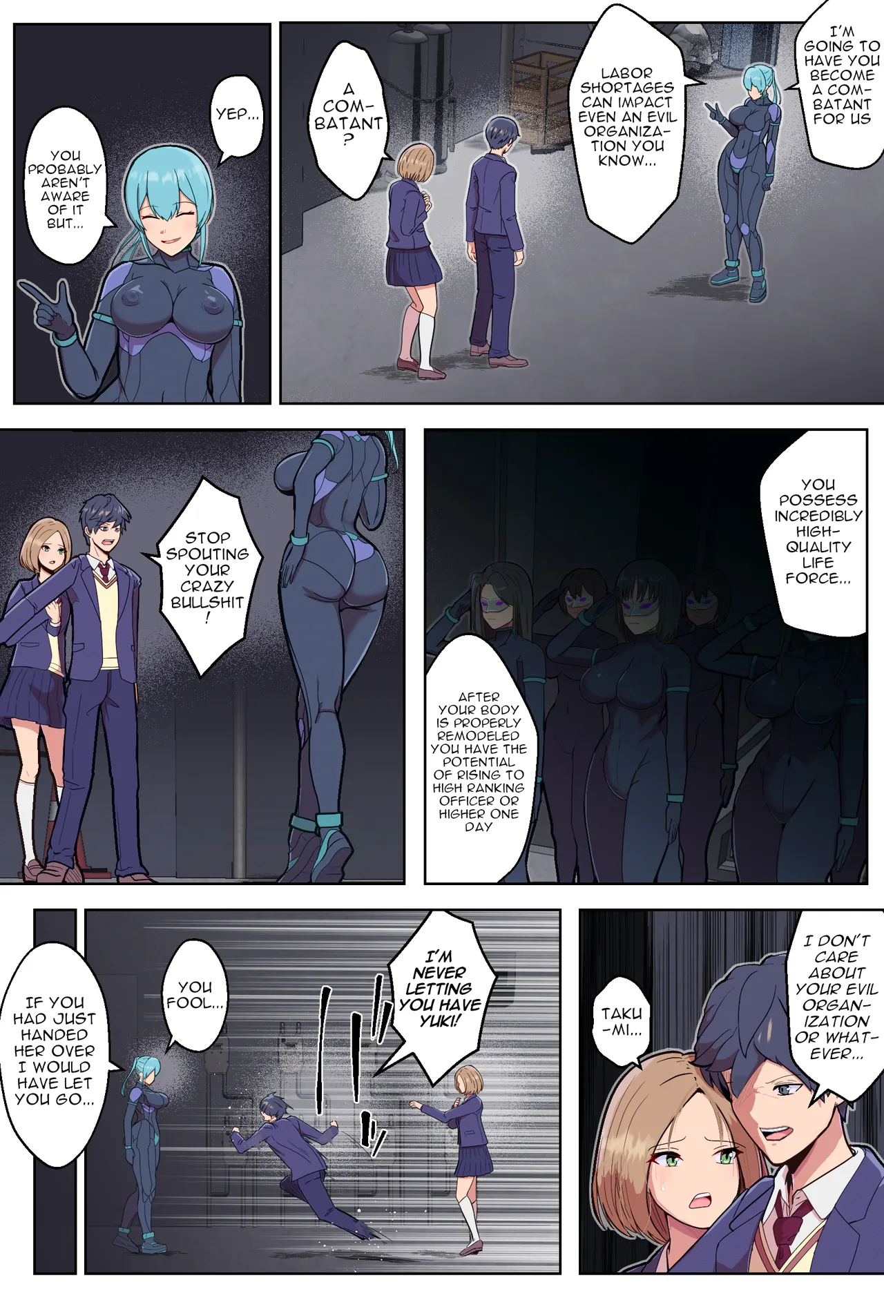 Akuochi Heroine no Futanari Chinpo ni Kanojo ga NTRte Sentouin Nisareru Hanashi | The Story of a Girlfriend Being NTR'd by a Fallen Heroine's Futanari Cock and Turned into a Combatant page 5 full