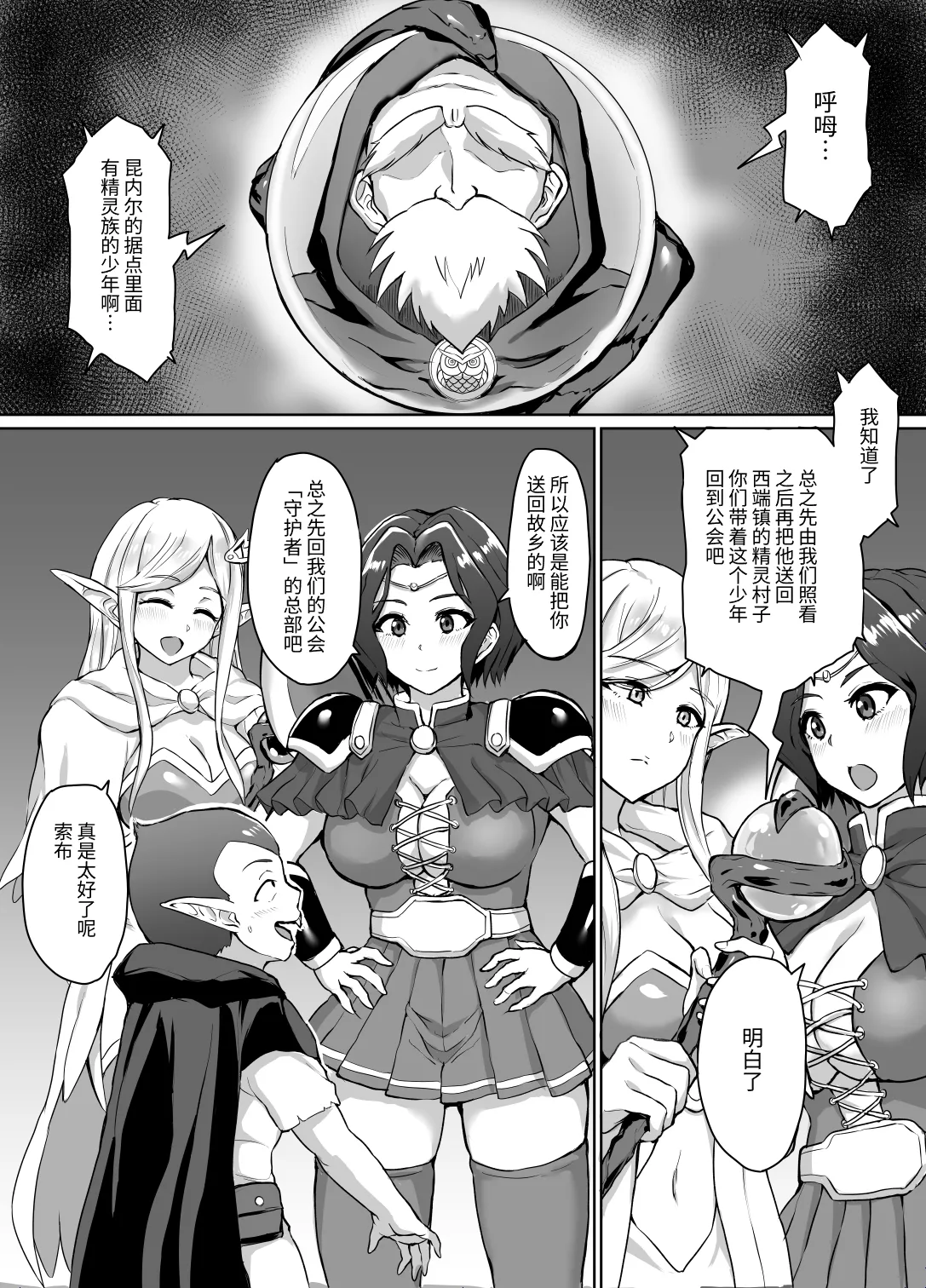 Sukebe Elf to Boukensha Guild ~Dai Madoushi Toubatsu Hen~ | 下流精灵和冒险者公会 ～大法师讨伐篇～ page 5 full
