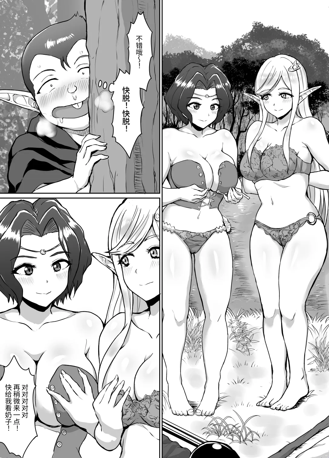 Sukebe Elf to Boukensha Guild ~Dai Madoushi Toubatsu Hen~ | 下流精灵和冒险者公会 ～大法师讨伐篇～ page 9 full