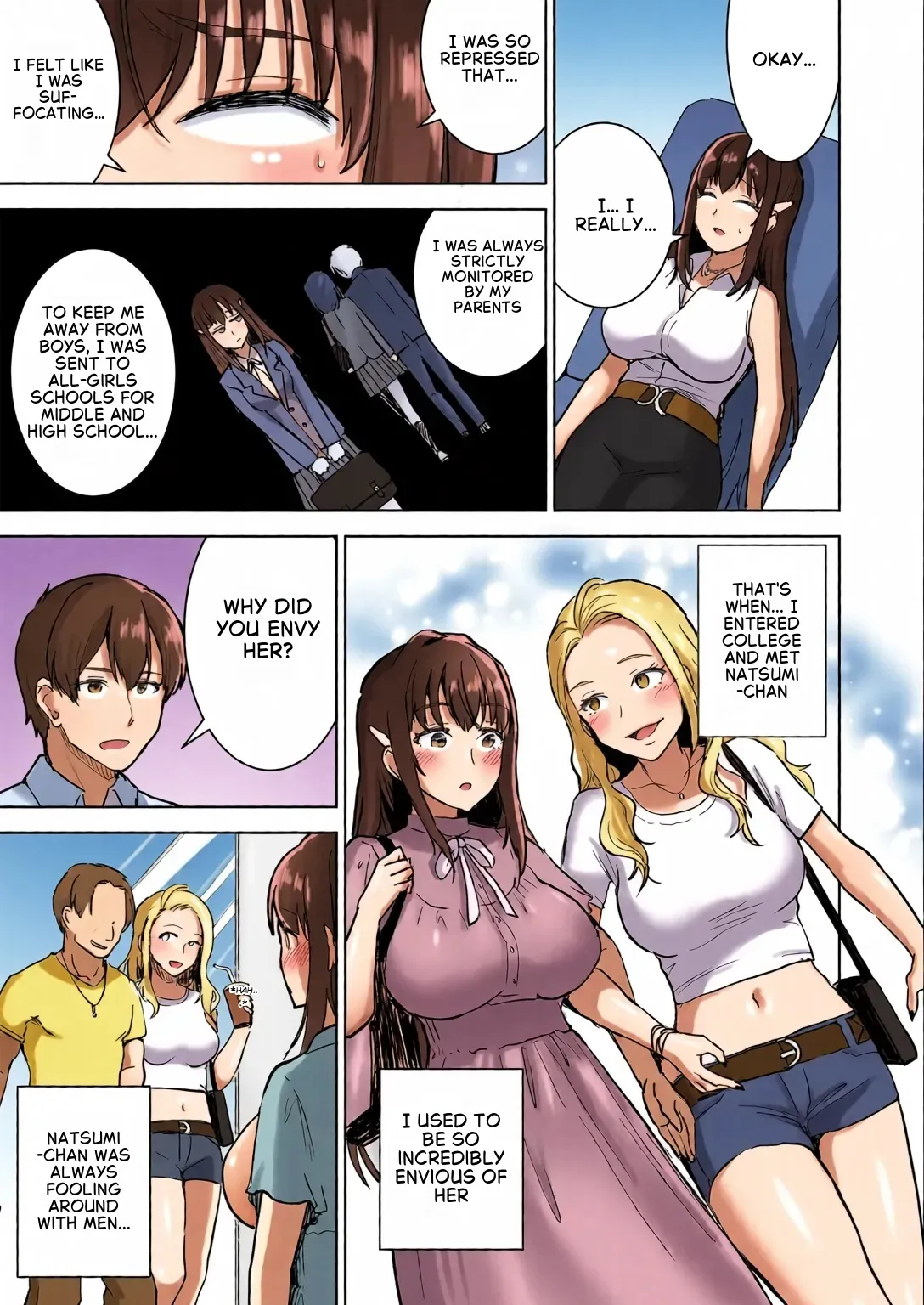 When I used hypnosis to awaken the true nature of a chaste, upper-class housewife...She turned out to be a self- destructive, slutty bitch page 10 full