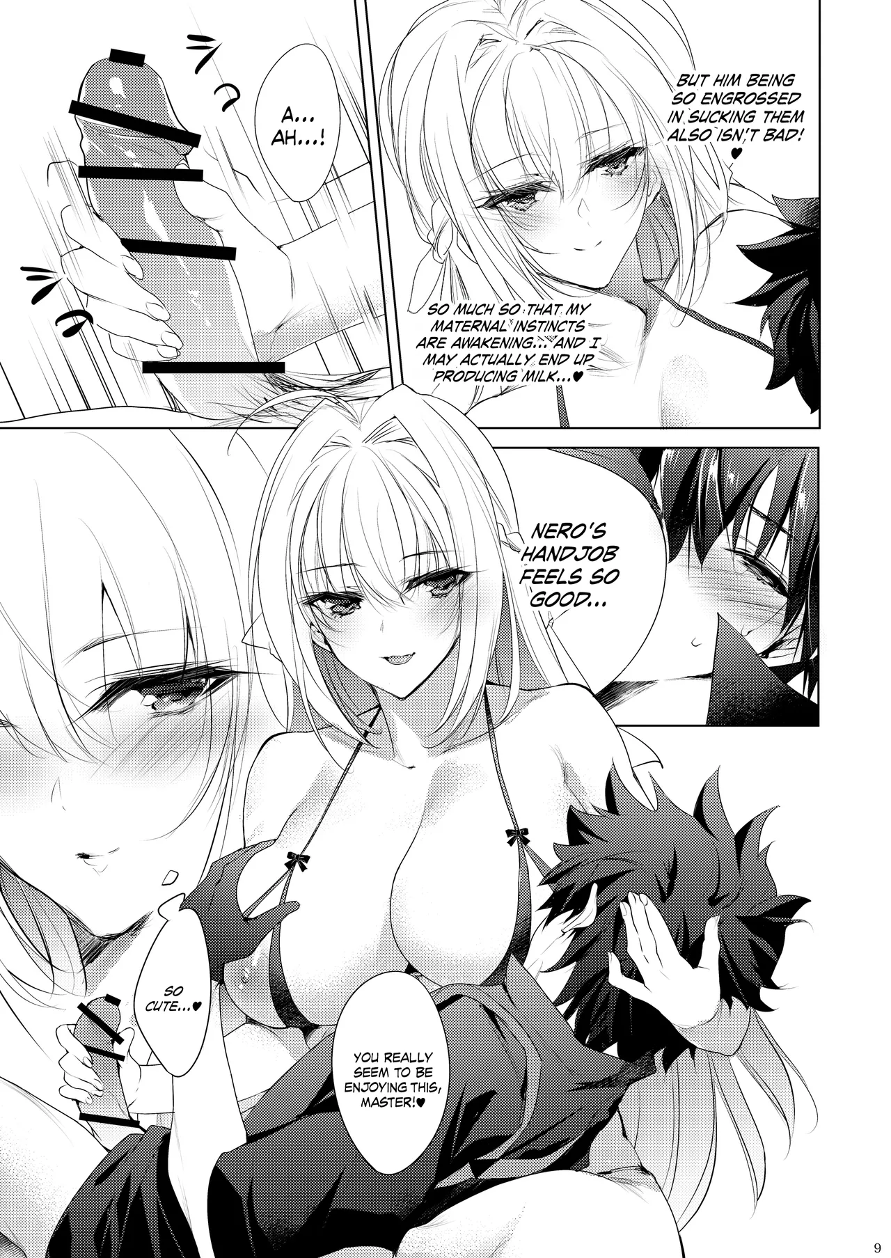 Nero-chama ga Amayakashi Ecchi Shite Kureru Hon | Book Where Nero-chama Spoils And Fucks Me page 9 full