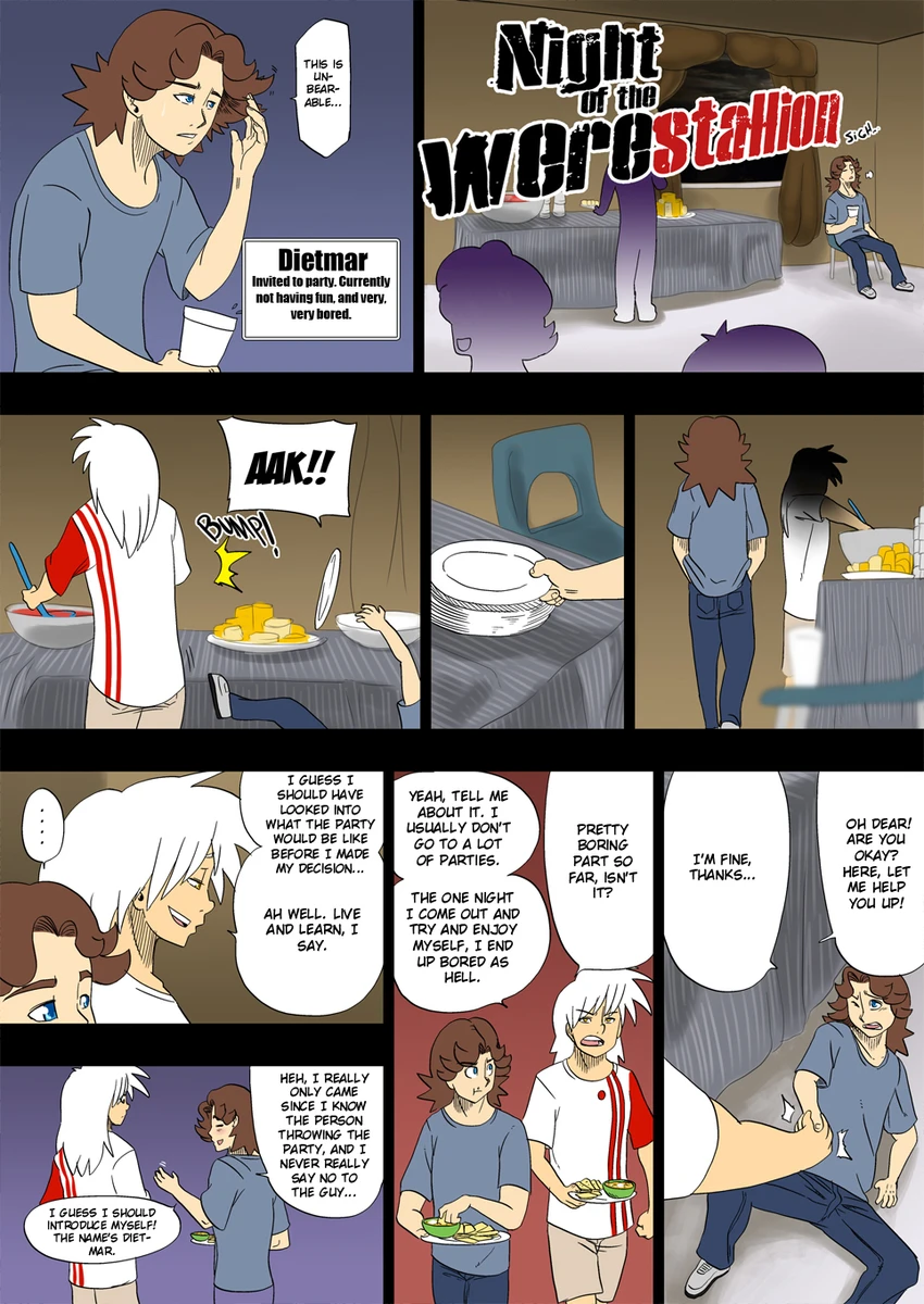 Night of the WereStallion page 1 full
