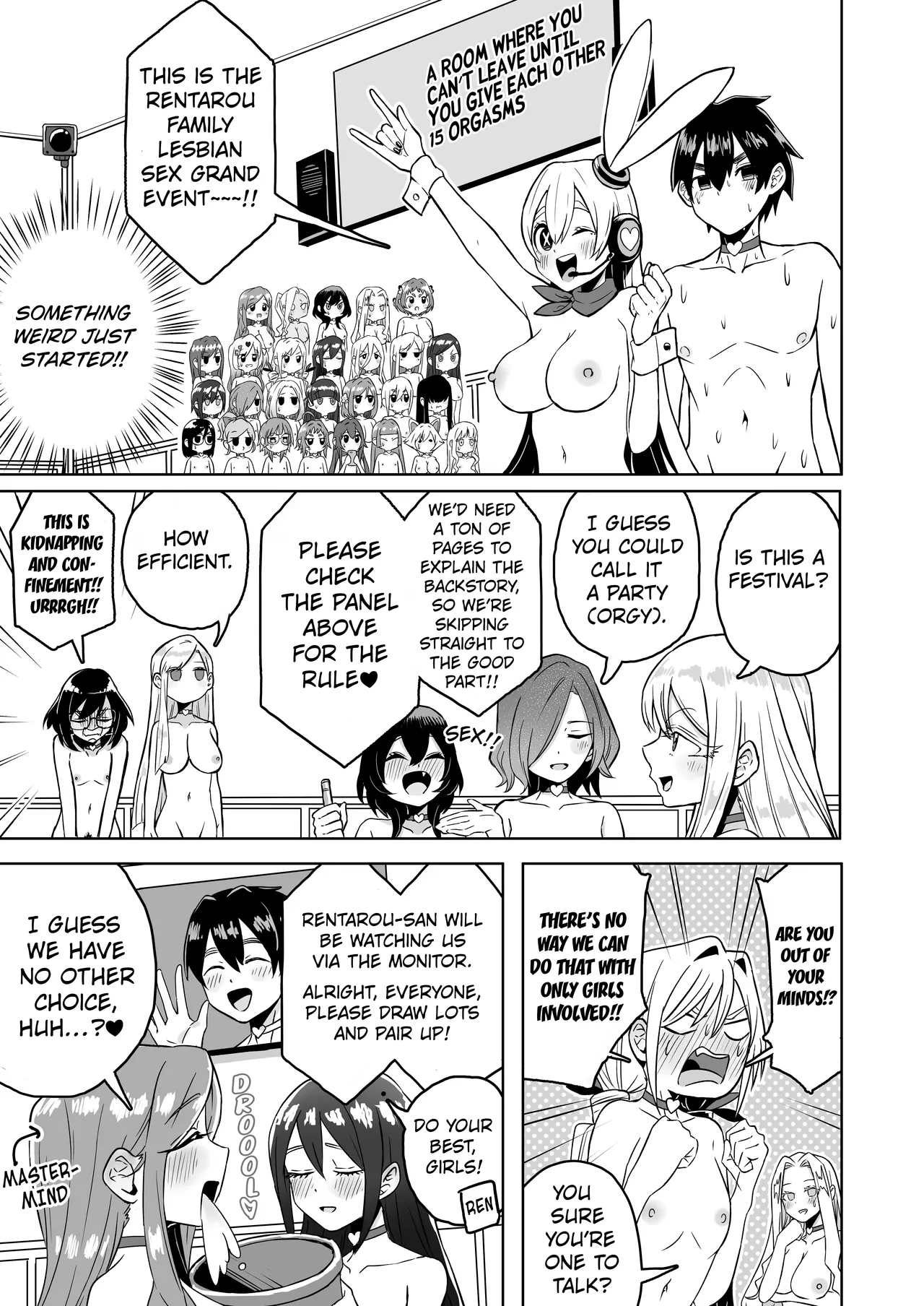 Rentarou Family Les Sex Taikai Rentarou Family Lesbian Sex Tournament page 1 full
