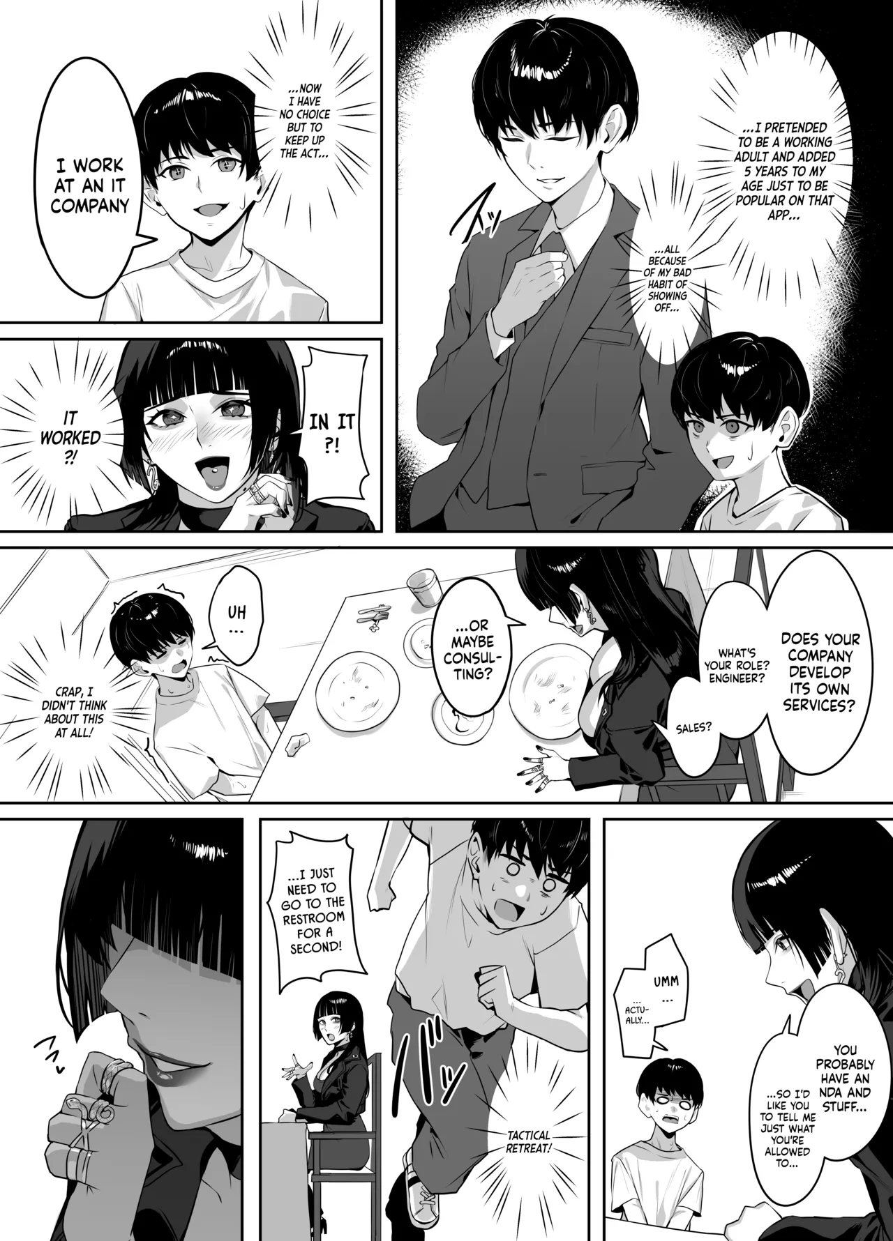Macchingu Shita Toshiue Oneesan ni Oshioki Sareru Hanashi | The Story of Being Punished by the Older Woman I Matched With page 7 full