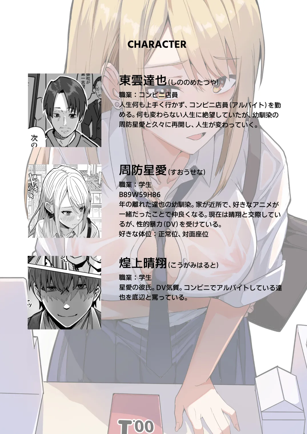 【同人版】コンビニ店員の俺が、DVされてた幼馴染JKを助けてしあわセックスする話【電子単行本（総集編）】 page 3 full