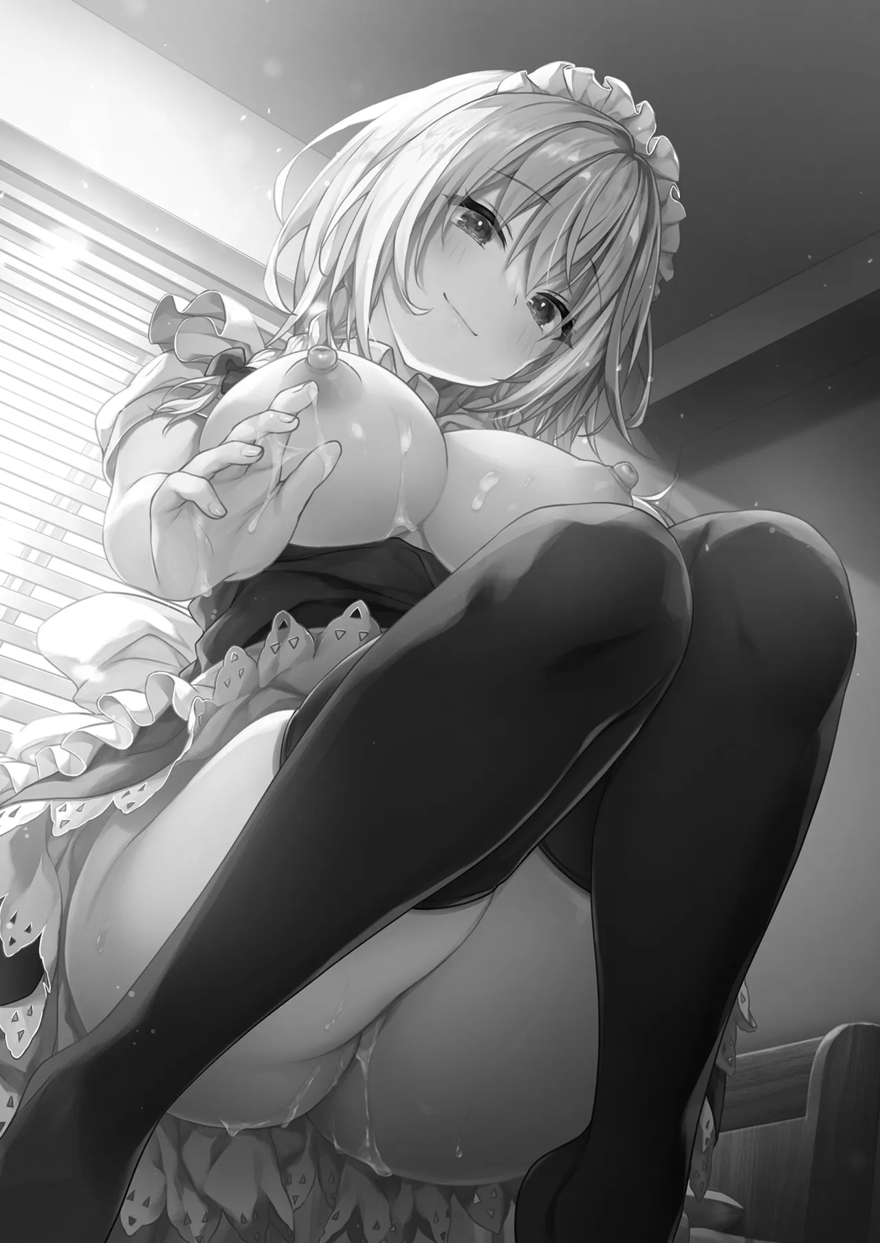 Tonari no Sakuya-san 3 Iyashi Maid Sakuya no Zubuzubu Gohoushi Sex | 隔壁的咲夜小姐3 page 3 full