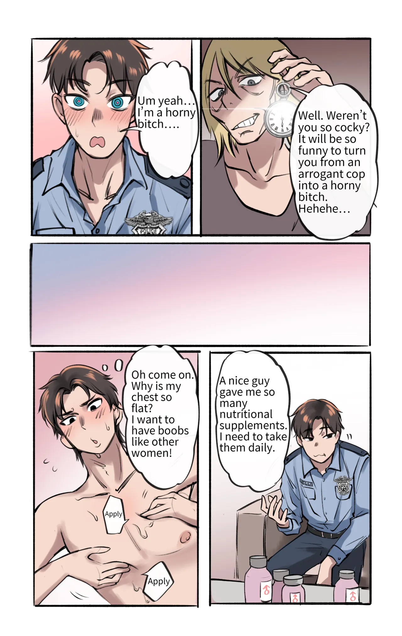 The feminization of a policeman: Remake page 4 full