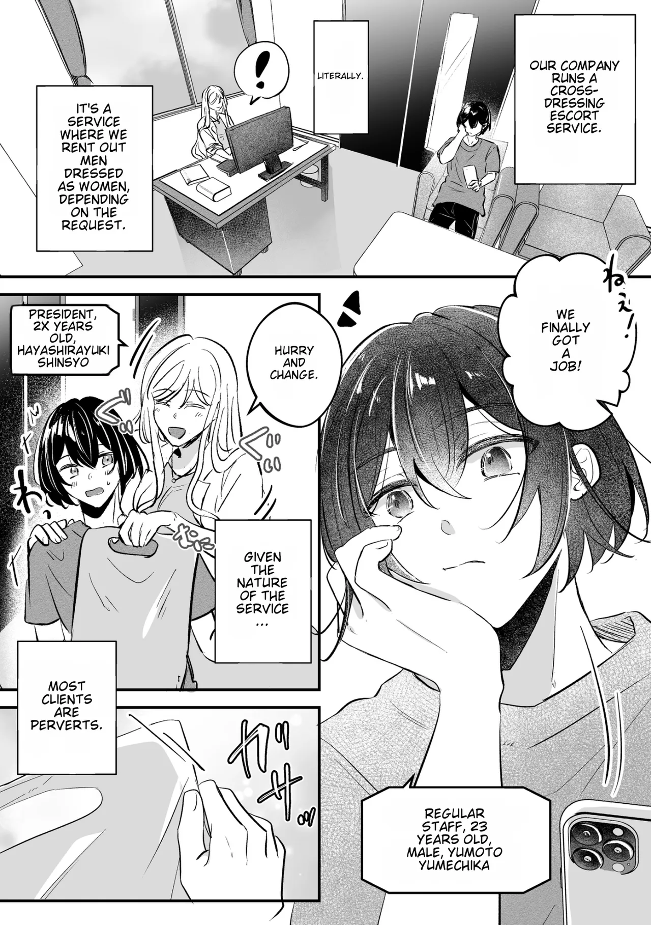 Cross-Dressing TS Delivery Service: Delivery to a Cram School page 3 full