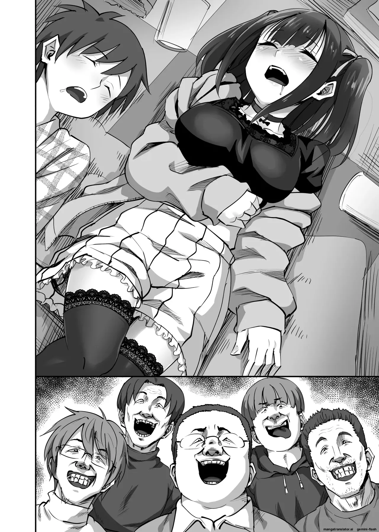 OtaCir no Nukegake Couple no Kanojo o Nomikai de Suikan!! page 7 full