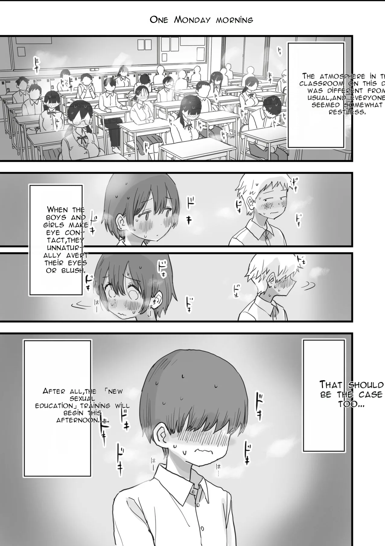Atarashii Seikyouiku ga Hajimatta no de Classmate no Hasegawa-san to 5-kakan ni Wataru Noukou Sex o Suru | Since a New Sex Education Course Has Begun, I'm Having Five Days of Intense Sex with My Classmate, Hasegawa page 2 full
