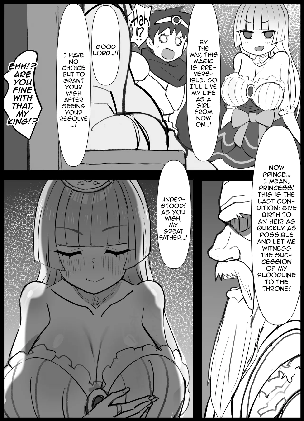 Osananajimi no Ouji ga Totsuzen  Hime  ni natte Mukaeru Koto ni natta Shoya / My Childhood Friend Who's a Prince Turned Into A Princess And It's Our First Night After We Got Married page 7 full