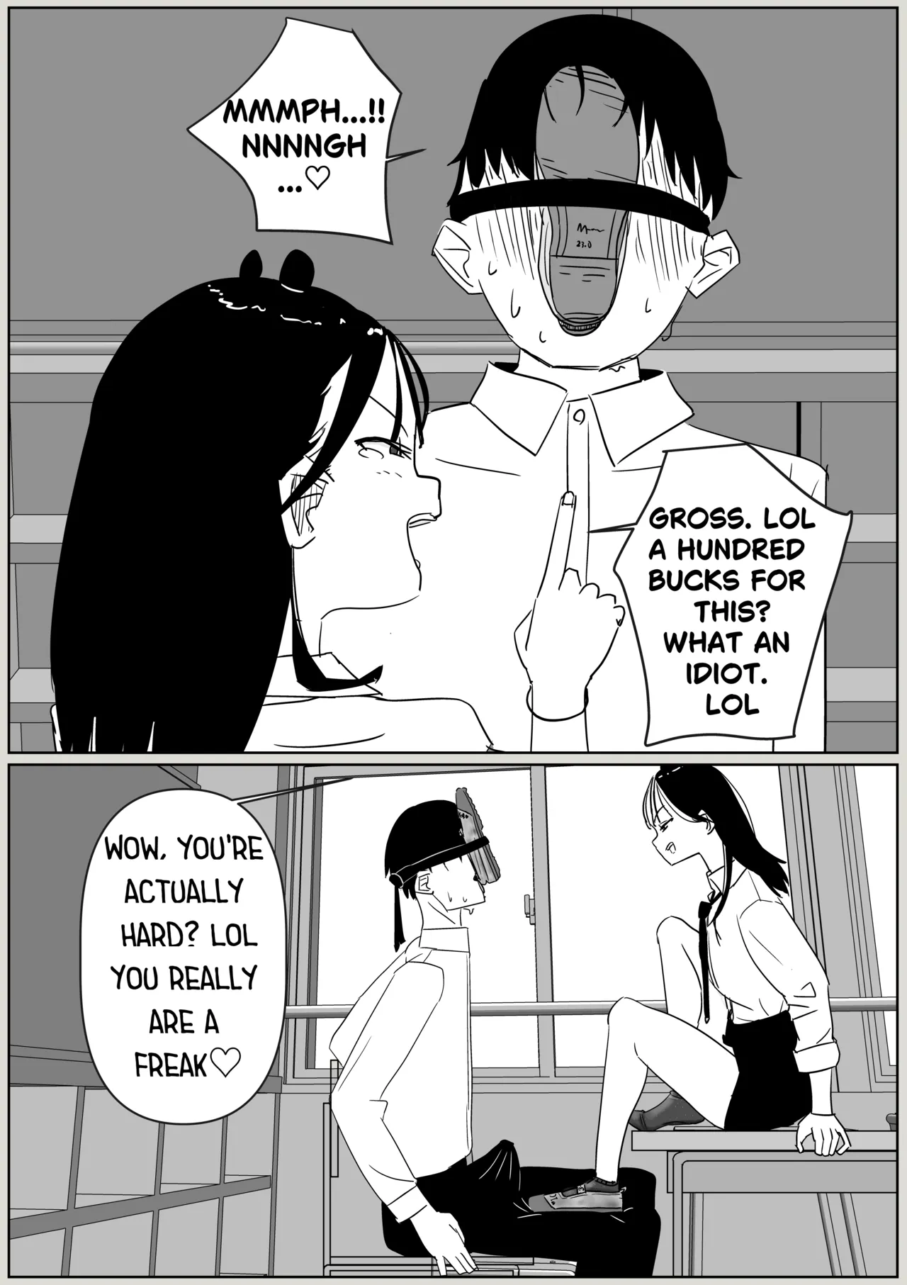 Forced to Buy Classmate's Stinky Socks page 6 full