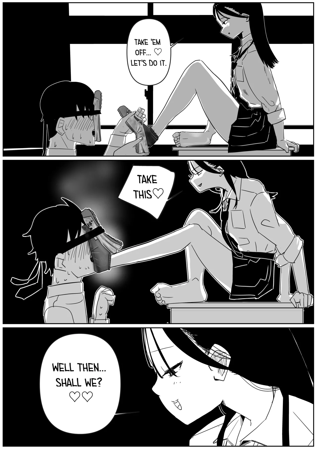 Forced to Buy Classmate's Stinky Socks page 9 full