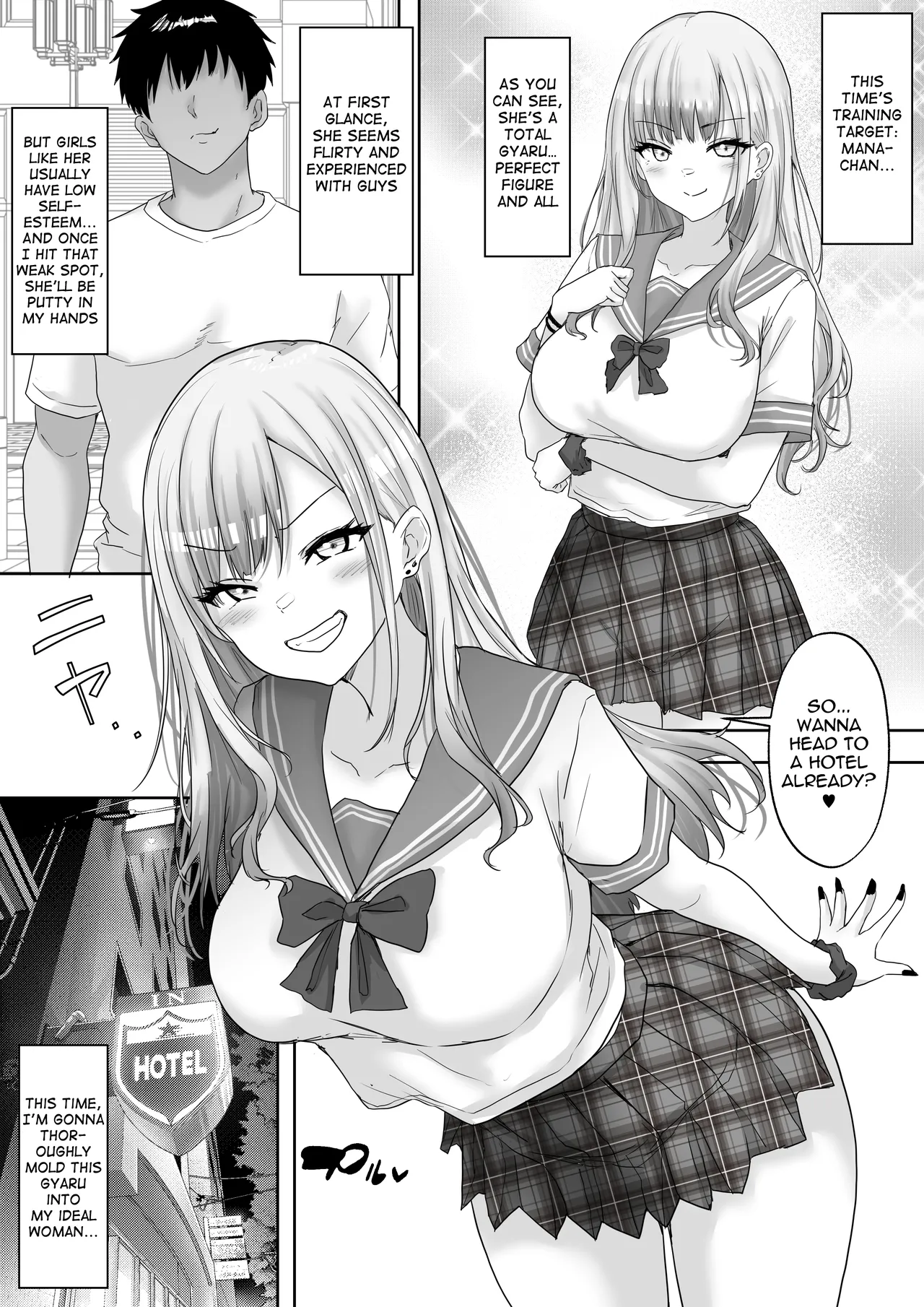 Matching Joshi Kousei no Ecchi na Seiikuki 2 Jishin Manman no Gal Joshi Kousei "Mana", Ai to Seieki de Mitashite, Hatsujou Mesu e to Otosu made~ | Matching Schoolgirls Naughty Sex Education Diary 2 Confident Gyaru Schoolgirl Mana is filled with love and semen until she turns into a horny female page 5 full