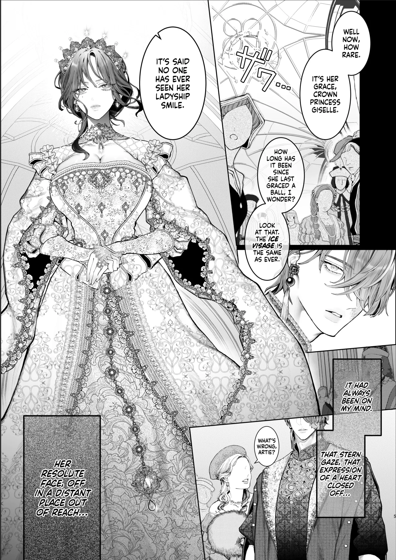 Houtou Kizoku wa Moto Outaishihi to no Haramasekon de Isogashii - The Rake and The Once Crowned Princess page 4 full