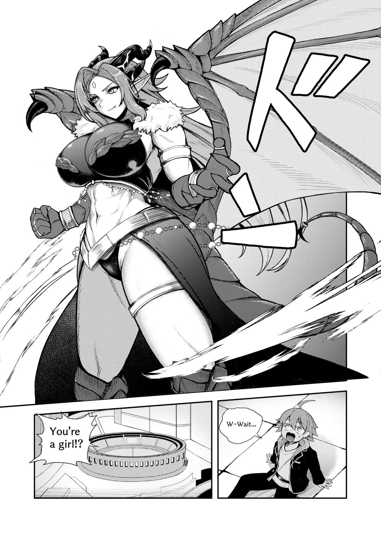 Melomon Fighters: A Story About Being Lovingly "Reverse-Raped" by a Partner  Who Has Evolved into a Tall, Busty Beauty page 6 full