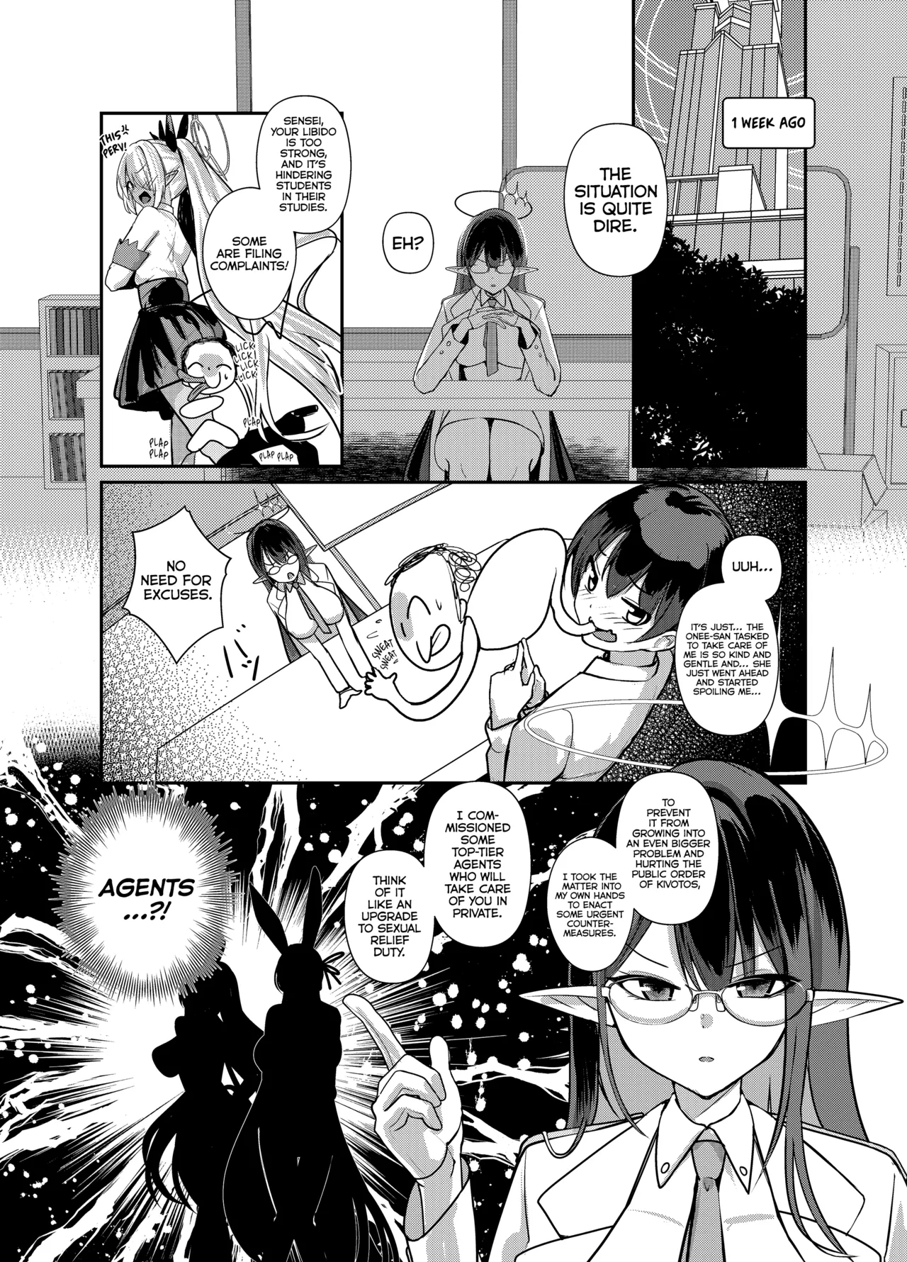 Shota Sensei no Seishori Touban Nisshi ~Millennium Gakuen C&C Ichinose Asuna Kakutate Karin Hen~ | On Shota Sensei’s Sexual Relief Duty ~ Millennium Science School C&C Ichinose Asuna & Kakudate Karin part~ page 4 full