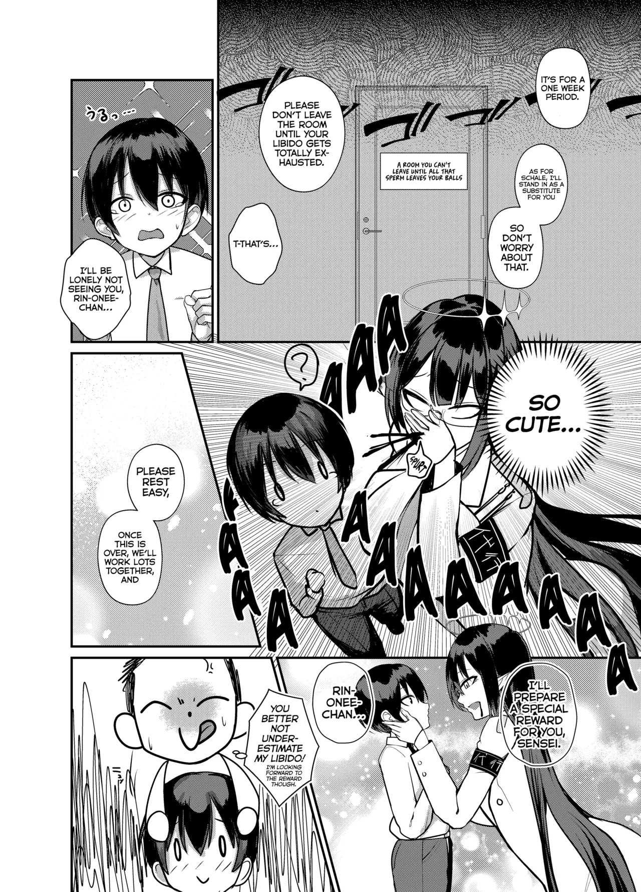 Shota Sensei no Seishori Touban Nisshi ~Millennium Gakuen C&C Ichinose Asuna Kakutate Karin Hen~ | On Shota Sensei’s Sexual Relief Duty ~ Millennium Science School C&C Ichinose Asuna & Kakudate Karin part~ page 5 full