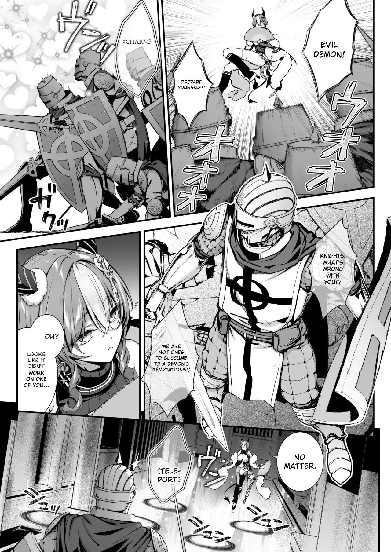 Maoujou no Succubus 2 ~VS. Seikishi~ | The Demon King's Succubusses 2 〜VS. Holy Knight〜 page 4 full