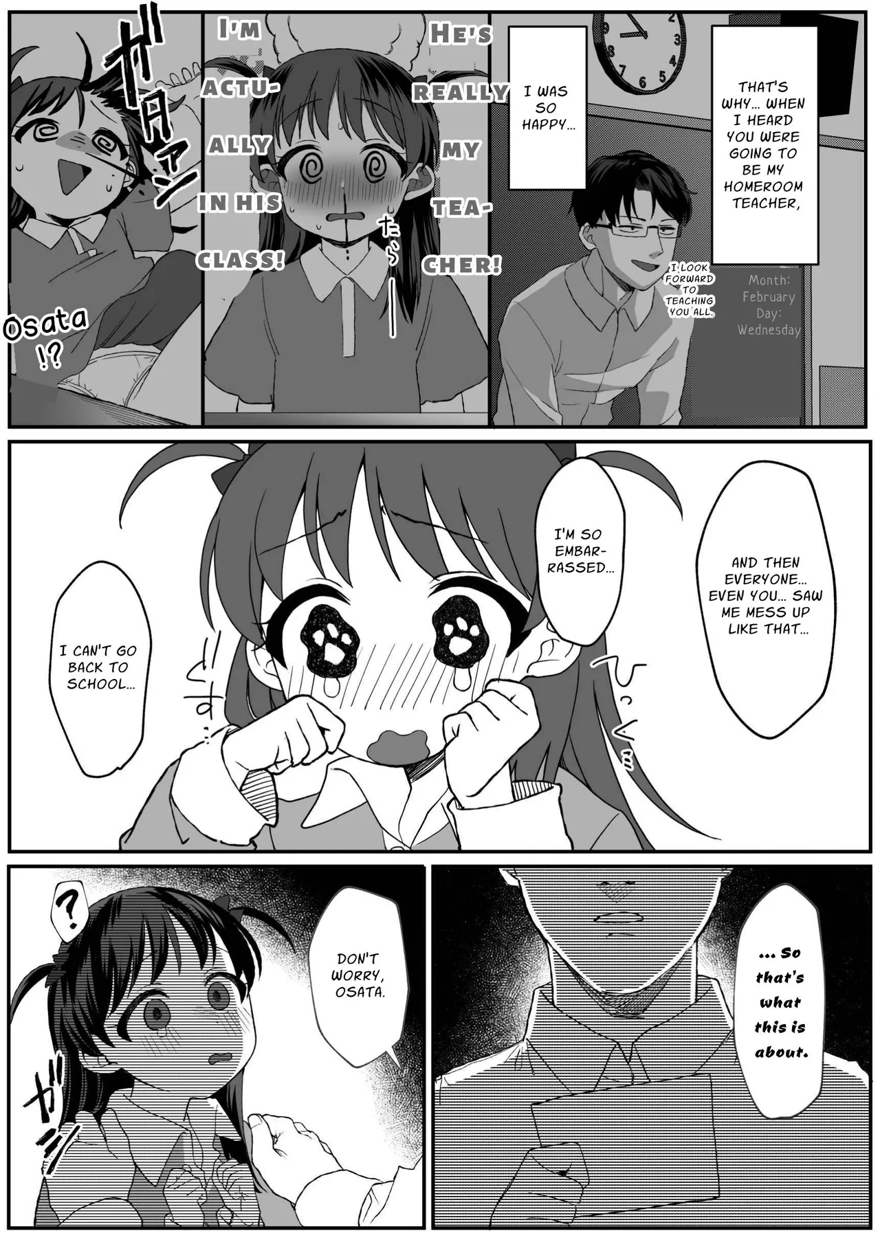 Sensei ga Suki sugite Futoukou na Shoujo ni wa Oshioki o. | The Punishment For Truancy. page 9 full