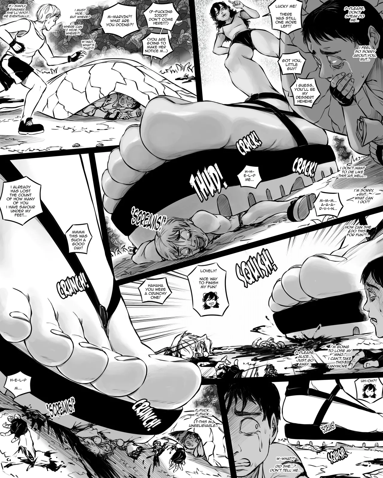 Giantess Boarding School 7 - The Tiny Village page 6 full