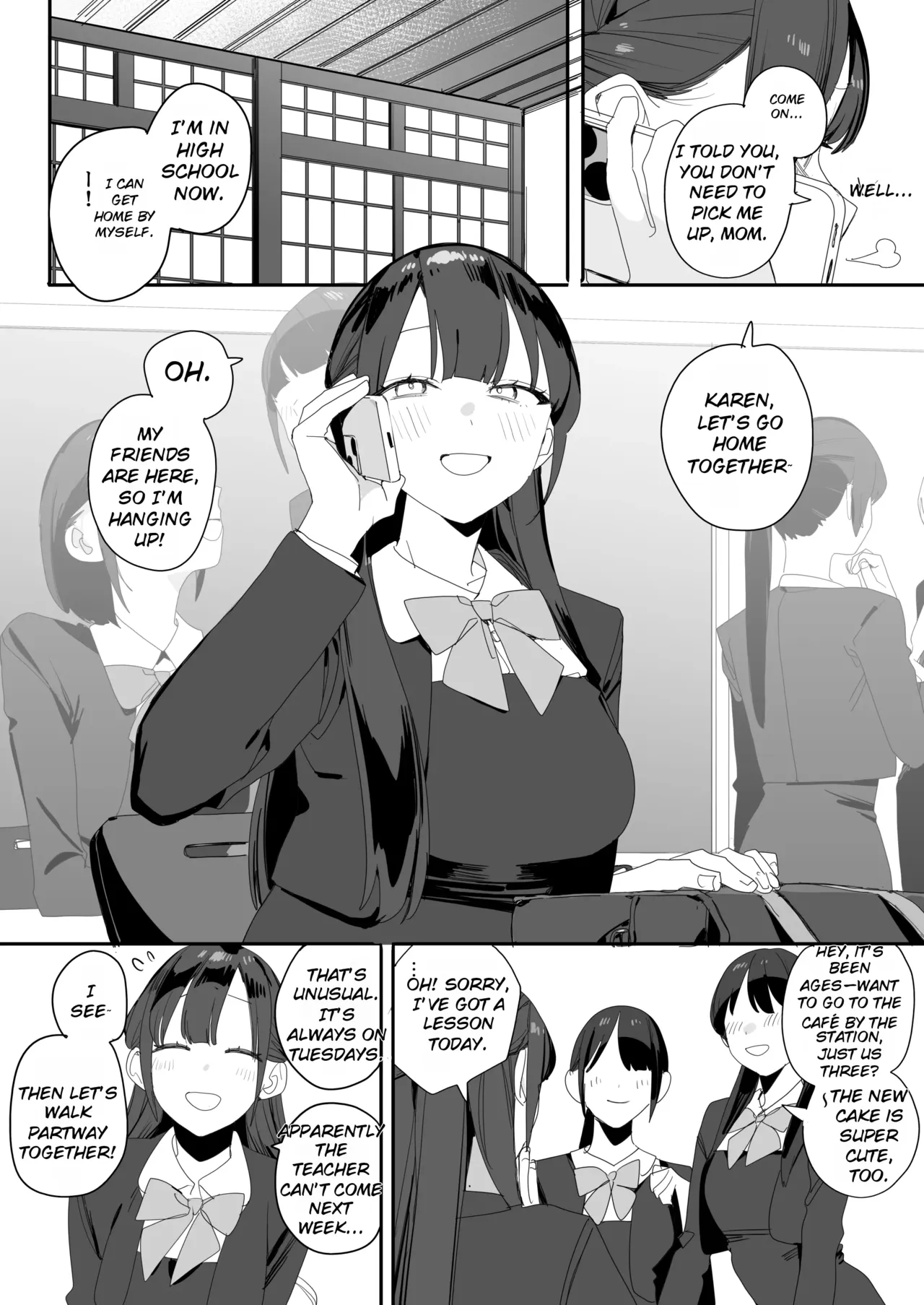 Shiyou-san Chi no Hakoiri Ojou-sama ni Seiyoku Shori Zangyou Saserareru Hanashi | The Story of How the Sheltered Young Lady from the Ajisai Family Is Made to Work Overtime to Satisfy Sexual Desires page 2 full