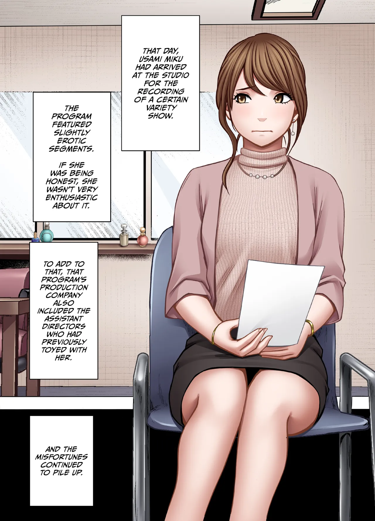 Namaiki na Joshi Announcer ga Kakushita AD ni Wakaraserareru made 3 page 2 full