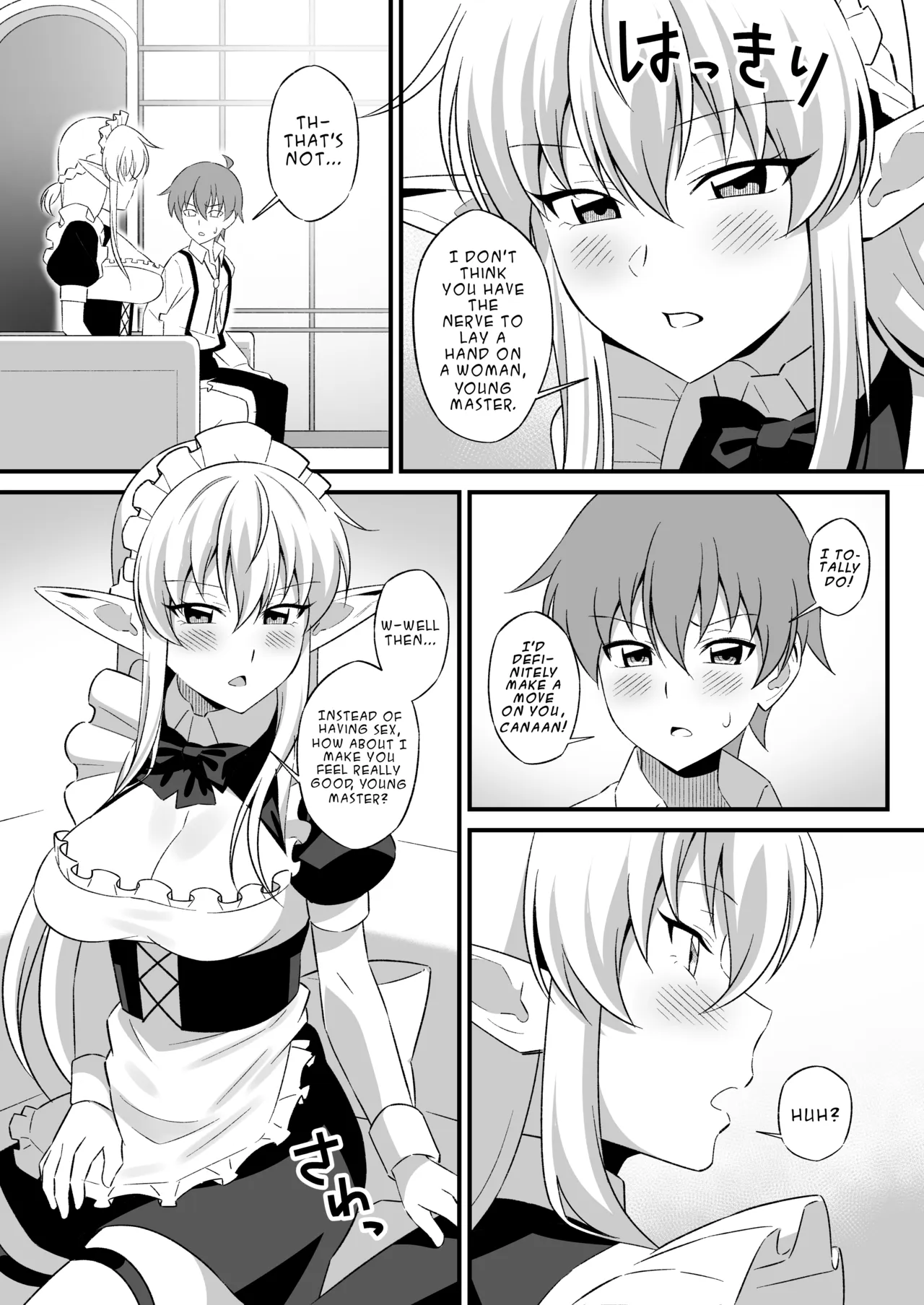 Oyashiki ni Tsukaeru Elf wa Goshujin-sama ni XXXX de Gohoushi Suru no ga Shigoto desu | The Elf Who Serves at the Mansion Has the Job of Serving Her Master with XXXX page 6 full