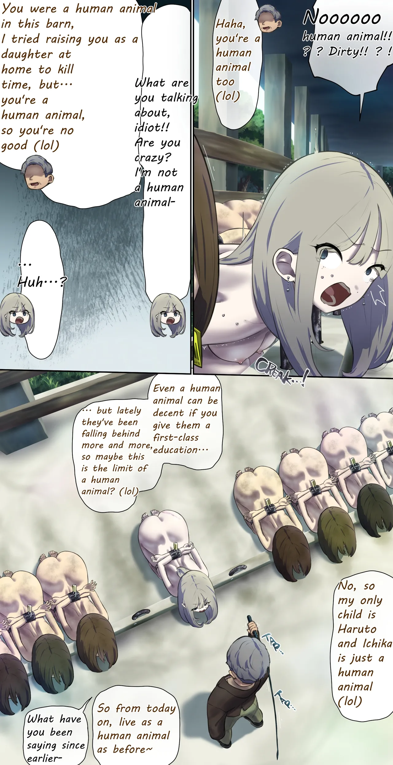 The young lady who was a human animal page 3 full