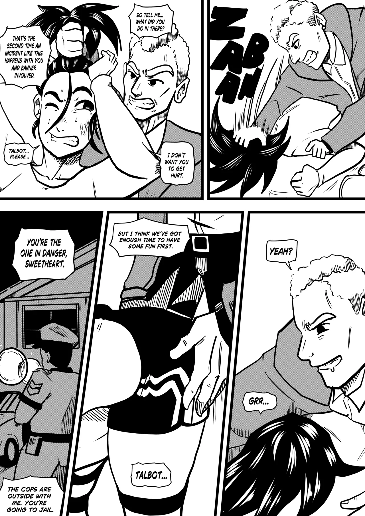 Betty Hulk AU: Talbot Makes Betty Angry page 4 full
