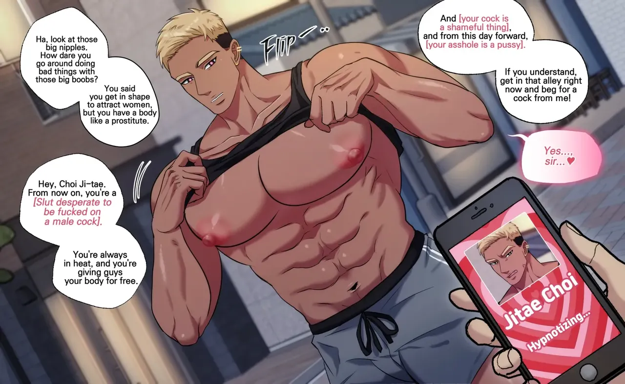 Hot Guy of the Month – Gyaru Bully Hypnosis page 6 full