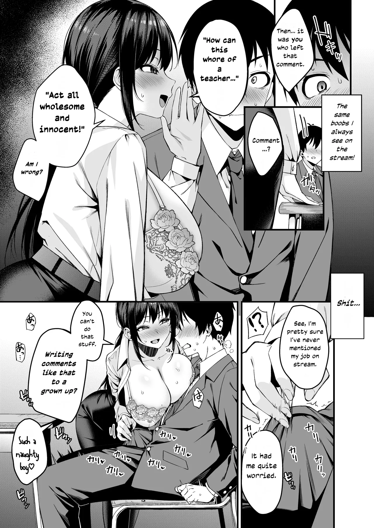 My Teacher is the Girl Behind the Slutty Lewd Streamer ~My 23-Year-Old Homeroom Teacher Plays With Her Inverted Nipples and Cums Over and Over in Her Anime Girl Voice page 8 full