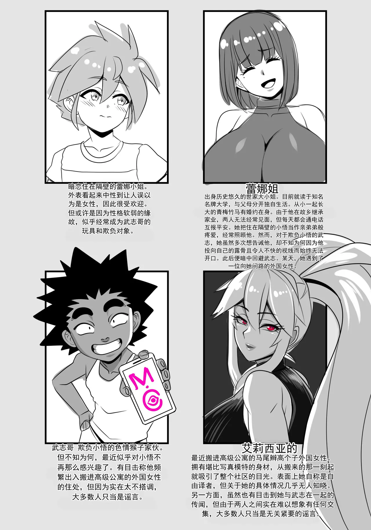 NTR 漫画 登场人物介绍页面 page 7 full