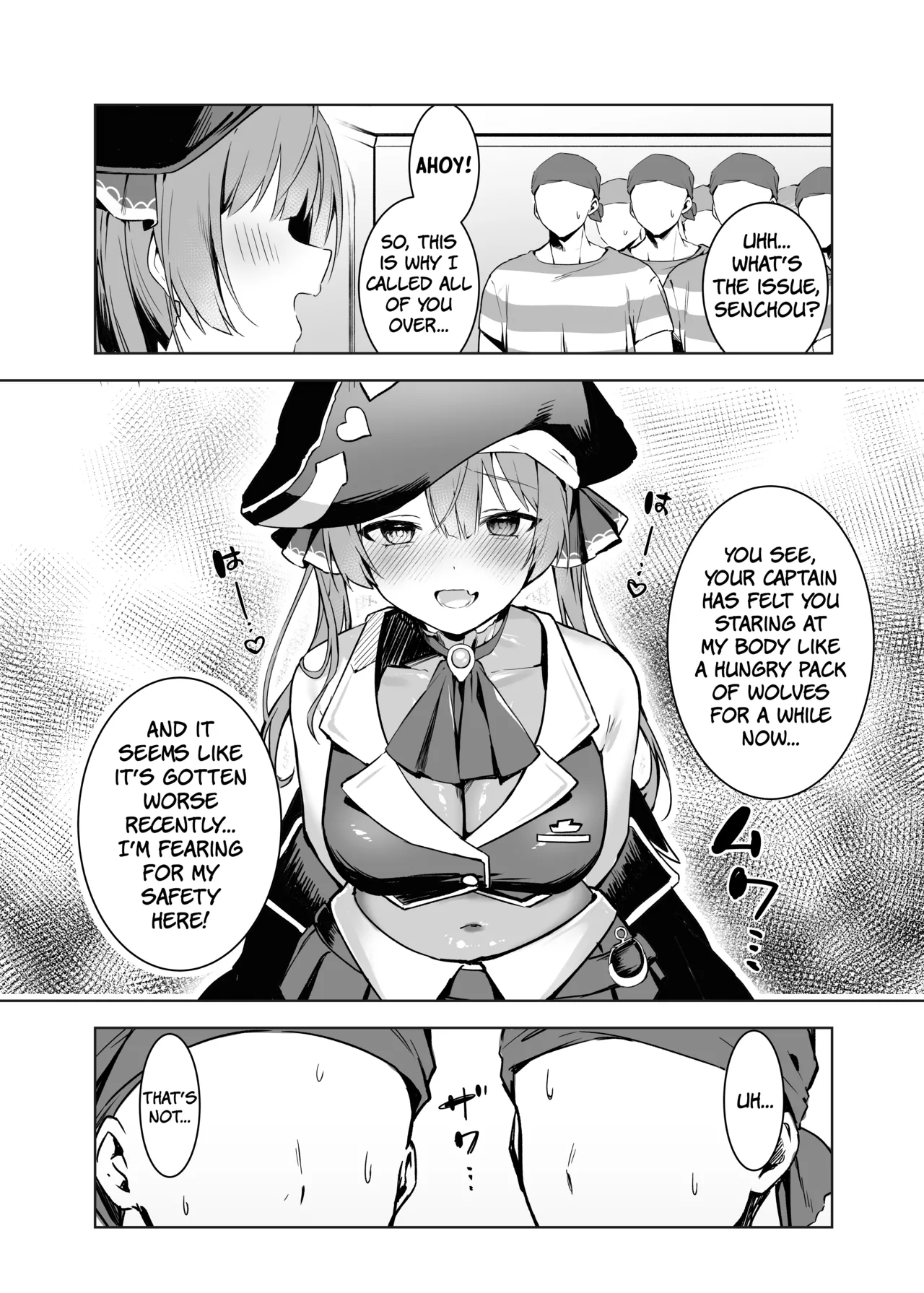 Marine Senchou wa Seishori Shitai | Captain Marine Wants Sexual Treatment! page 5 full