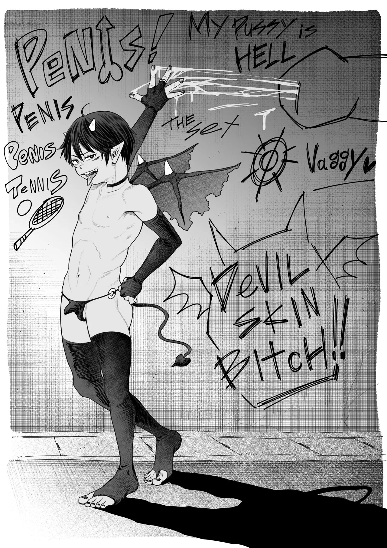 Devil Skin Bitch! -活受罪淫魔少年的榨精計劃- page 2 full