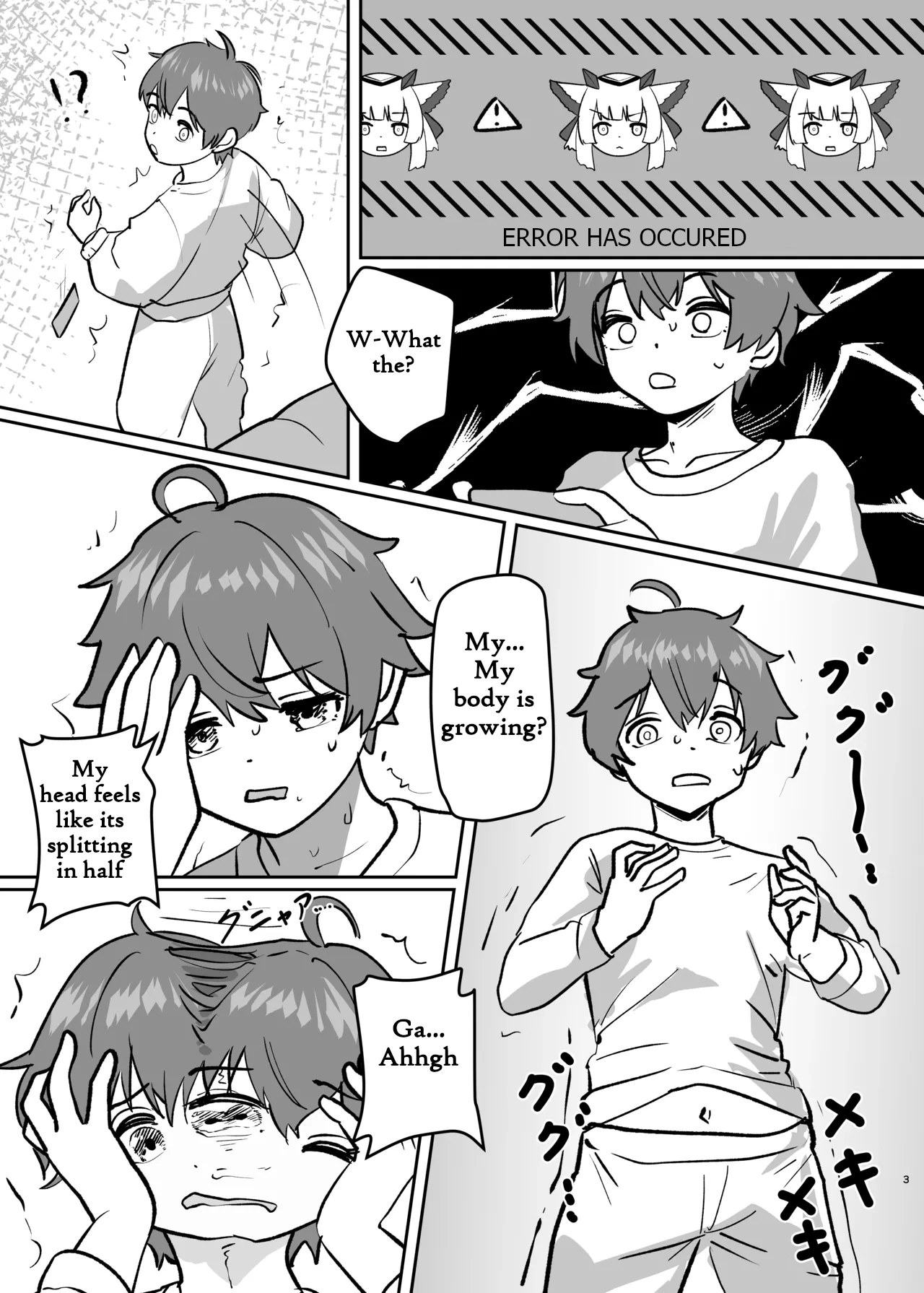 My body split into two sisters TSF page 4 full