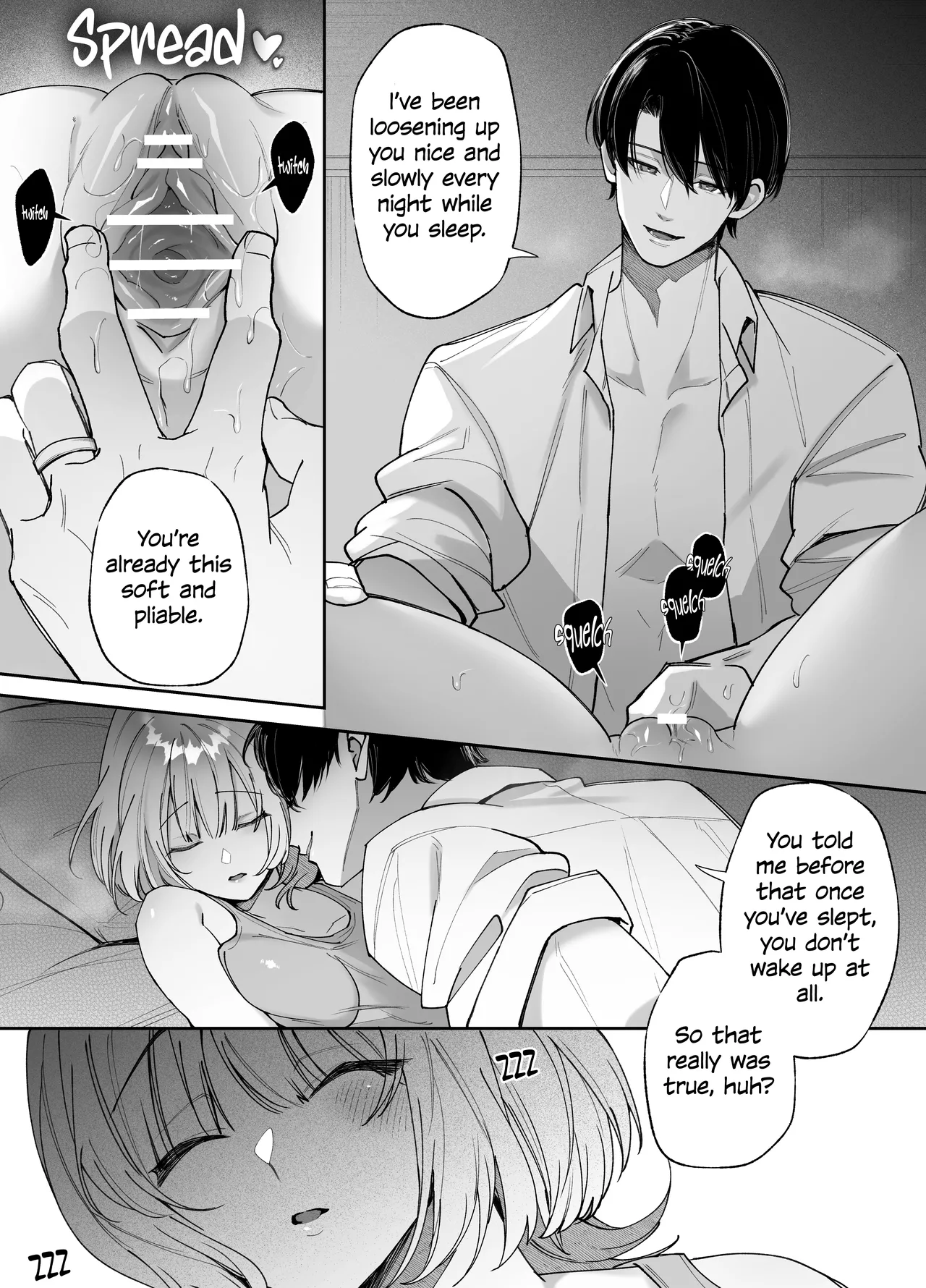 If you're scared of sex, I'll impregnate you while you're sleeping. page 8 full