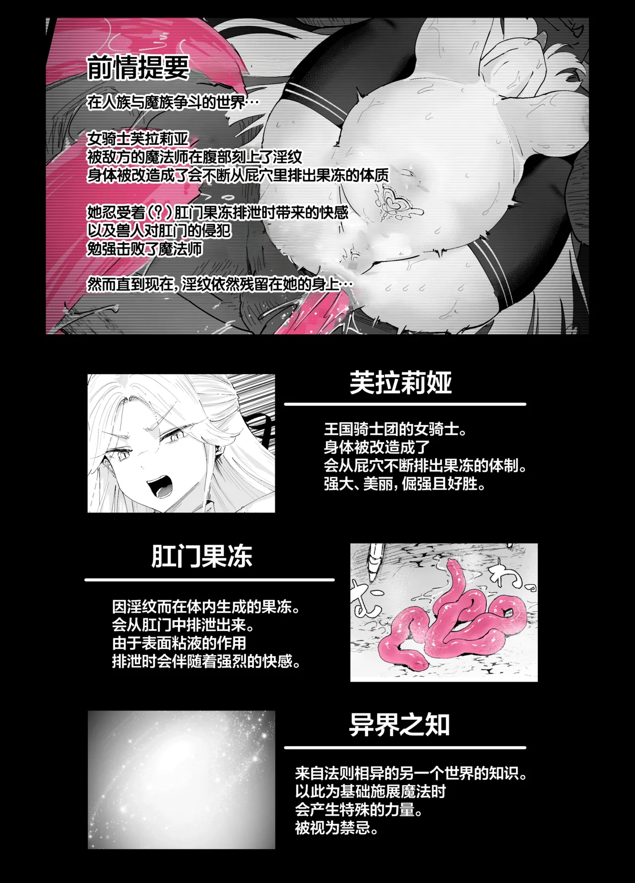 Watashi no Anal wa Yowakunai!! 2 ~ Onna Kishi-sama ga Futatabi Anal Jelly ni Kussuru Made…~ | 我的屁穴才没那么弱！！～直到女骑士大人再次向肛门果冻屈服…～ page 3 full