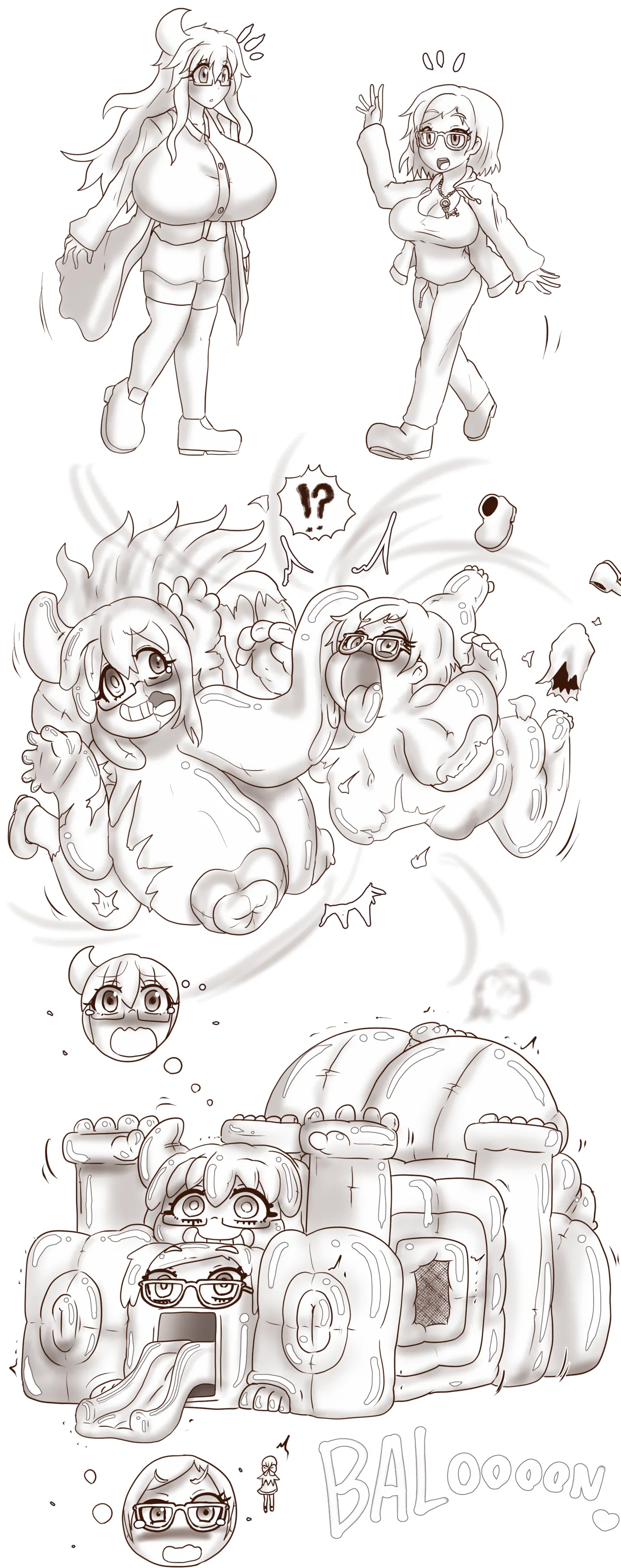 Maddie & Chiri Double Balloon Castle page 2 full