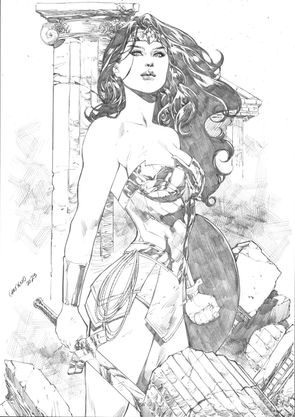 Wonder Woman selection by Gardenio Lima page 7 full