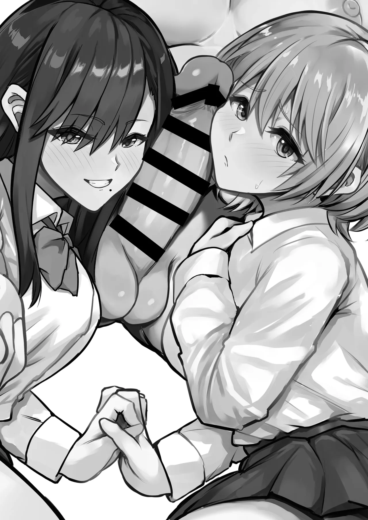 Futanari Chinpo Netorase Yuri ~Kanojo o Jibungoto Netorasechau~ | 扶她NTR百合~把最爱的女朋友连同自己一起被NTR~ page 2 full