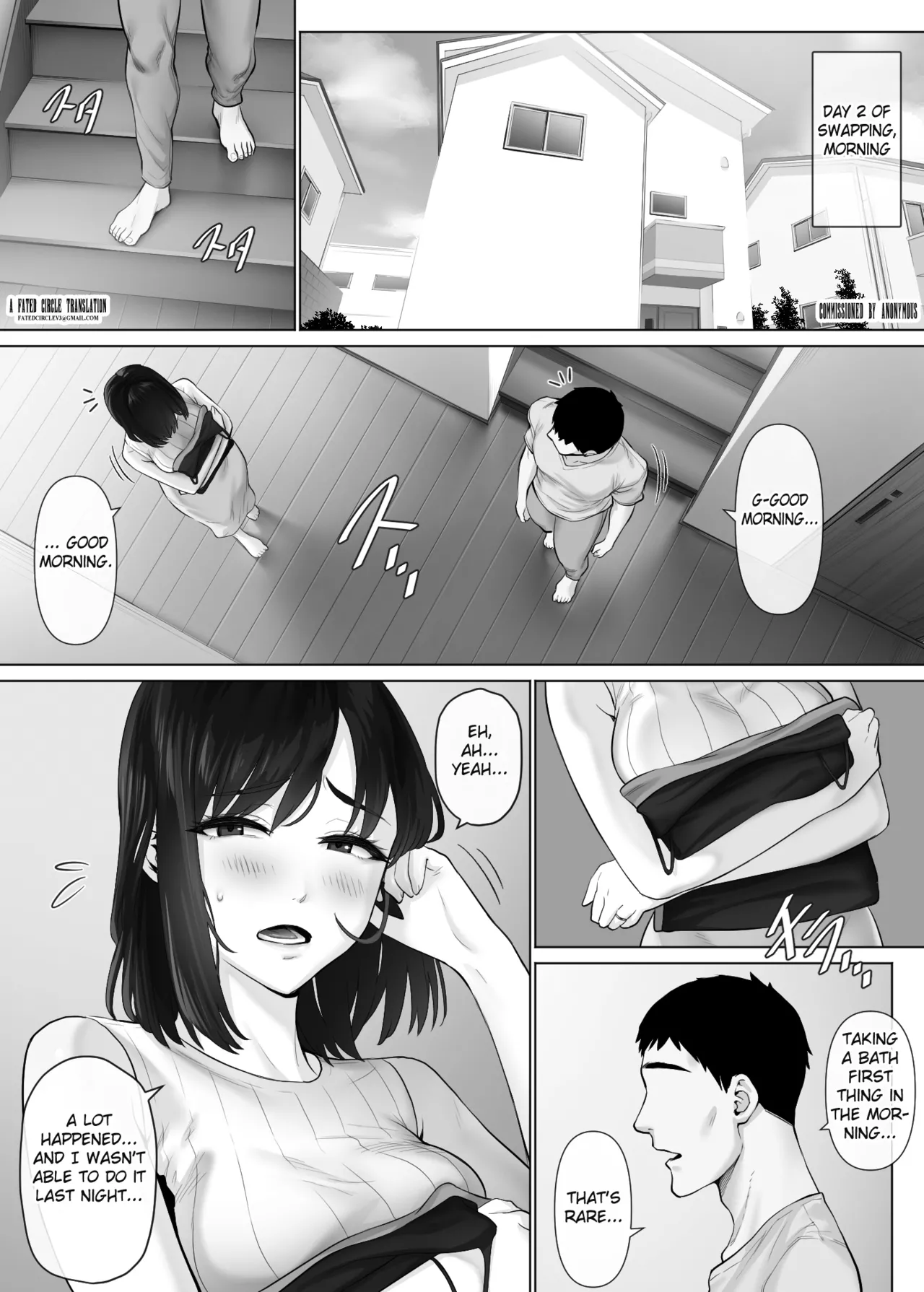 LeveChi na Swapping 3 ~Honrosareru Fuufu Hen~ | Swapping on a Whole New Level 3 ~The Couple At The Mercy Of Others~ page 3 full