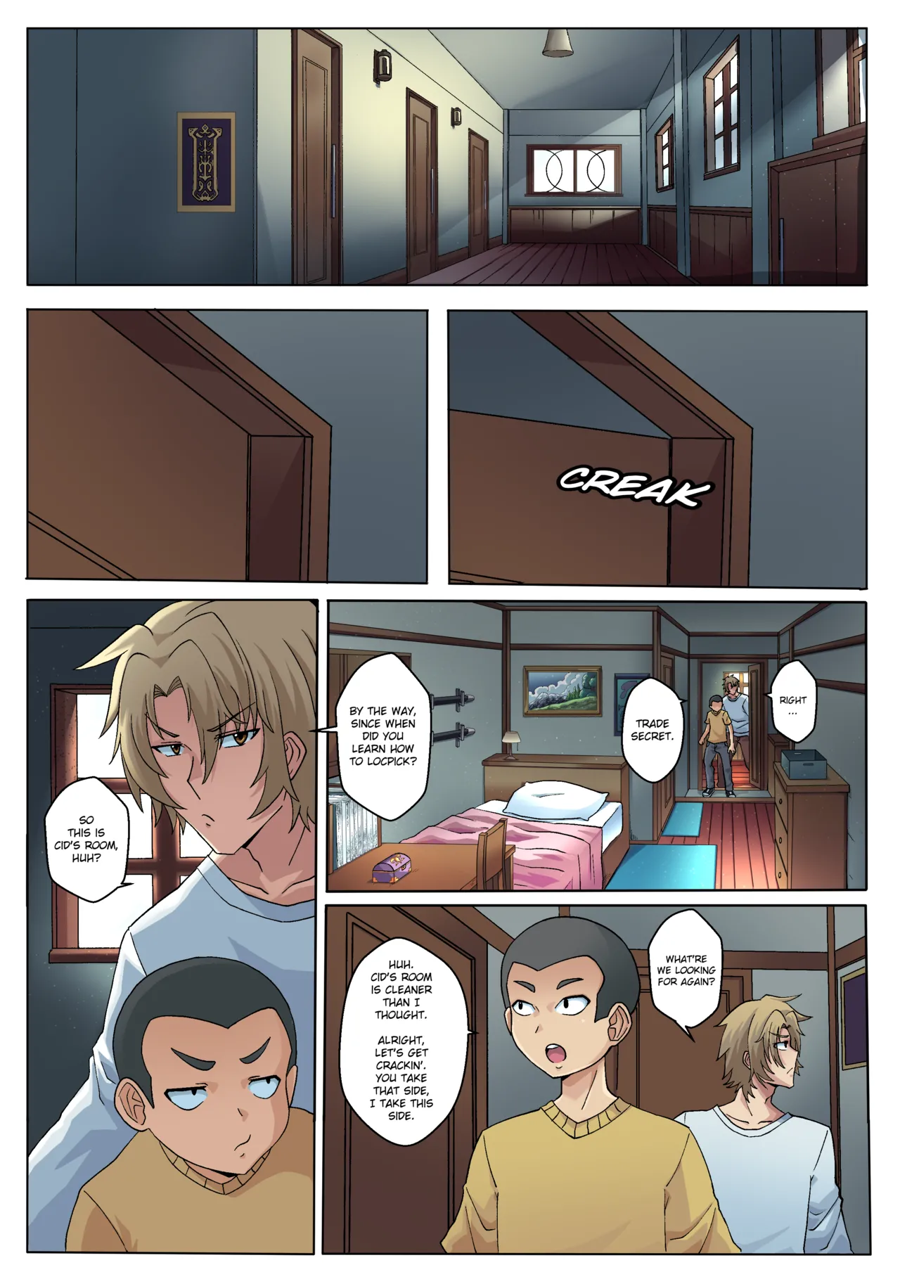 Kawaii Tsun'aho/ The Eminence in Shadow: The Slime in Cid's Room page 1 full