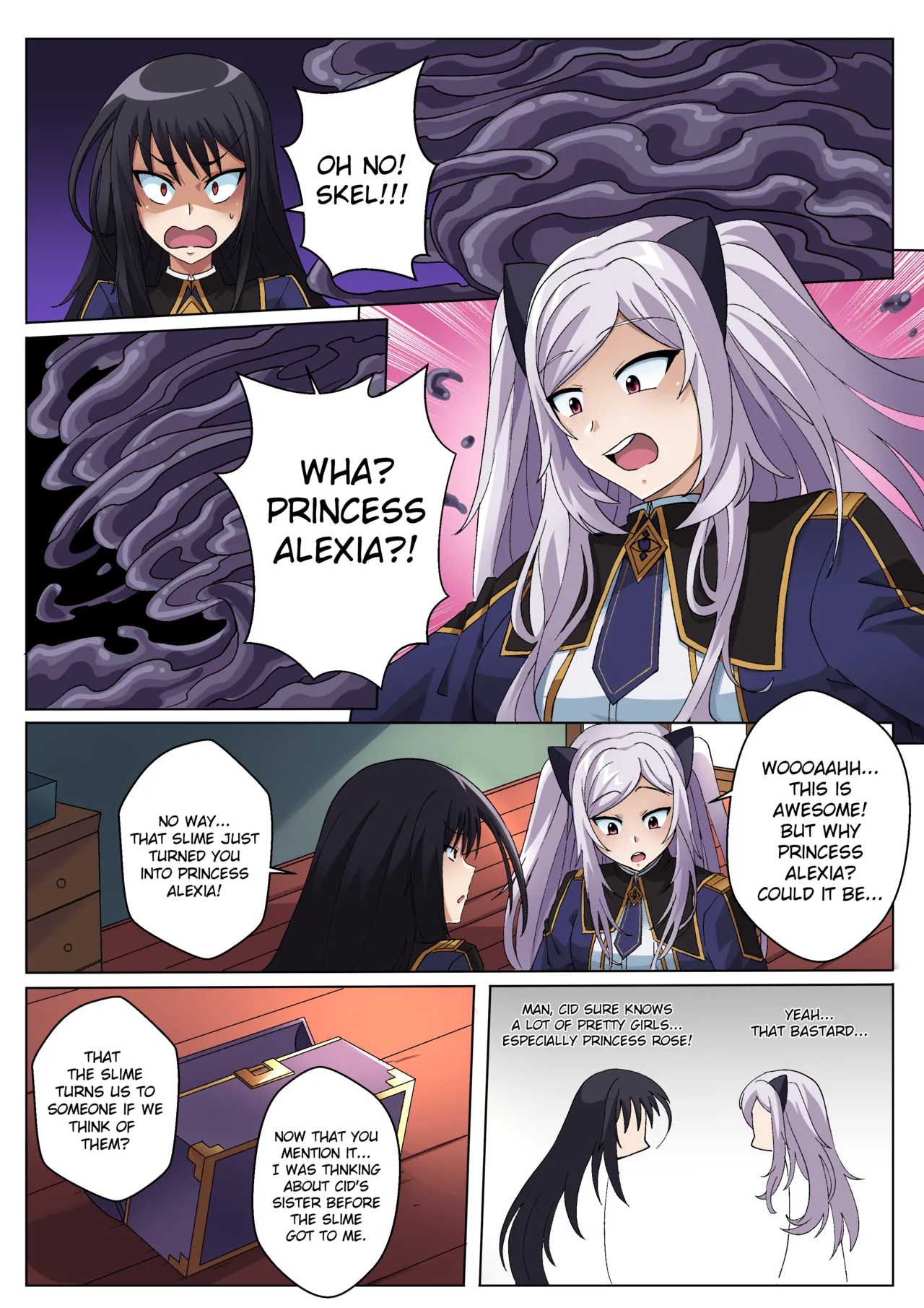 Kawaii Tsun'aho/ The Eminence in Shadow: The Slime in Cid's Room page 8 full