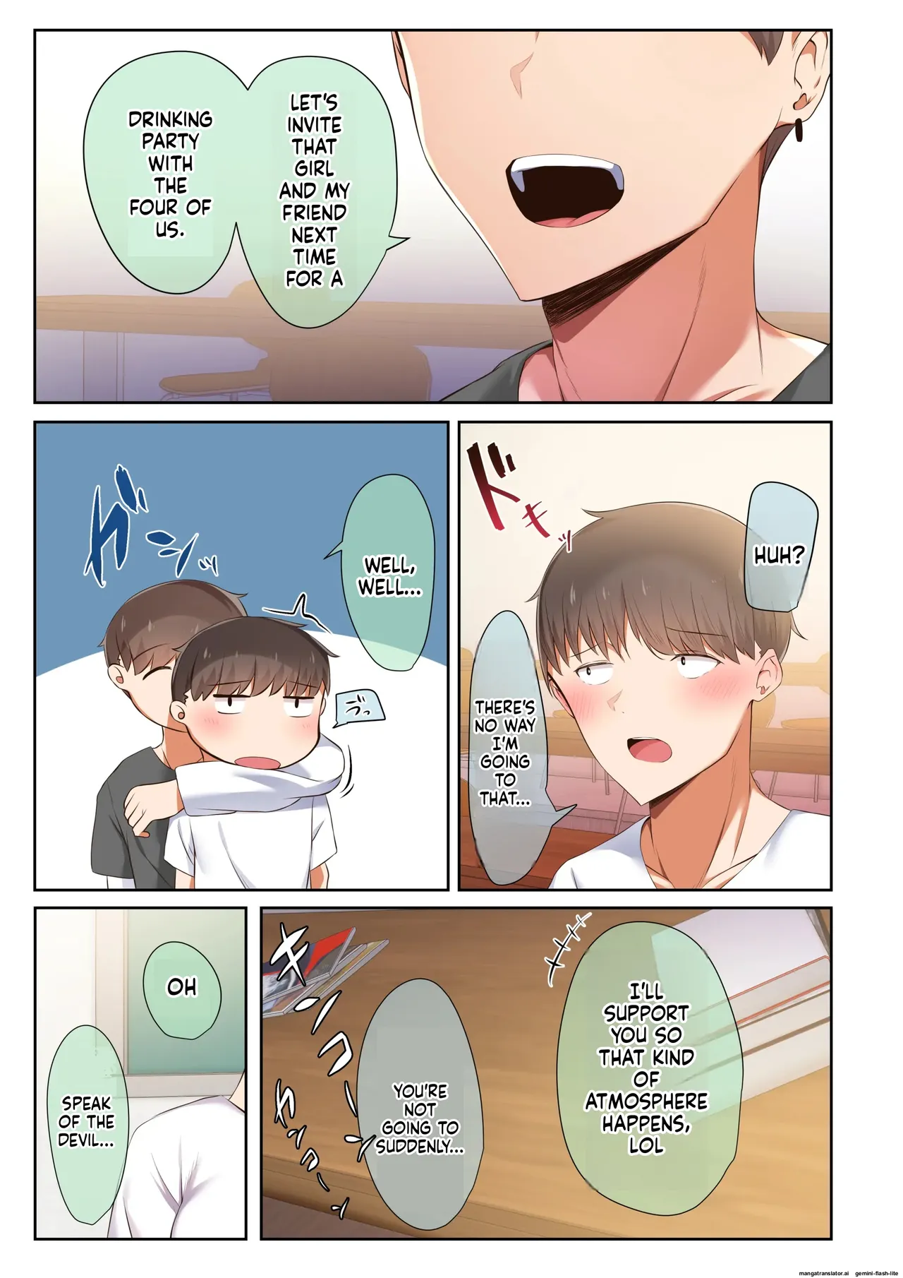 Otoko Tomodachi no Youna Ore no Osananajimi ga, Yarichin ni Yotte Mesu ni Saserareru Hanashi. 1-3 page 10 full