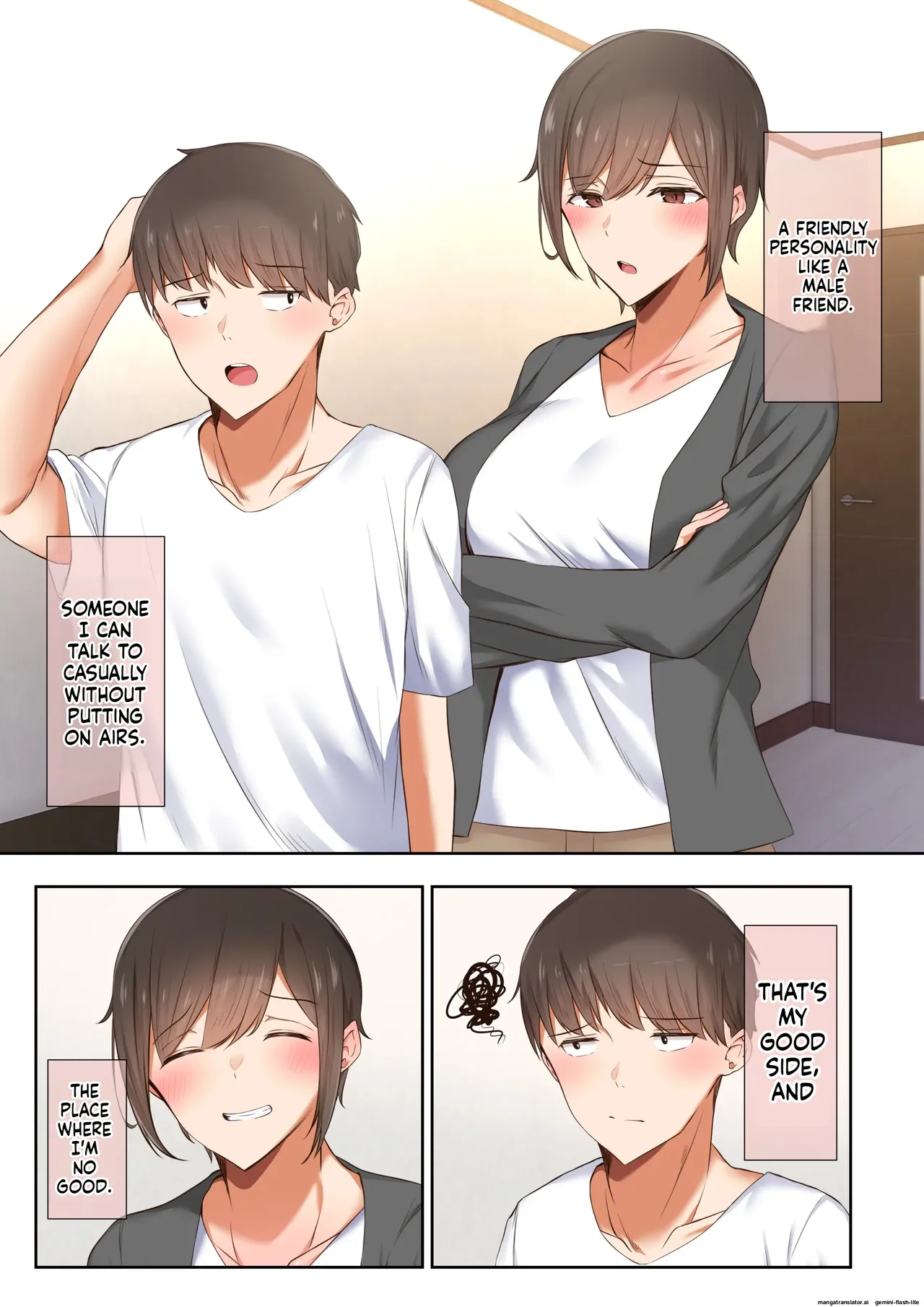 Otoko Tomodachi no Youna Ore no Osananajimi ga, Yarichin ni Yotte Mesu ni Saserareru Hanashi. 1-3 page 2 full