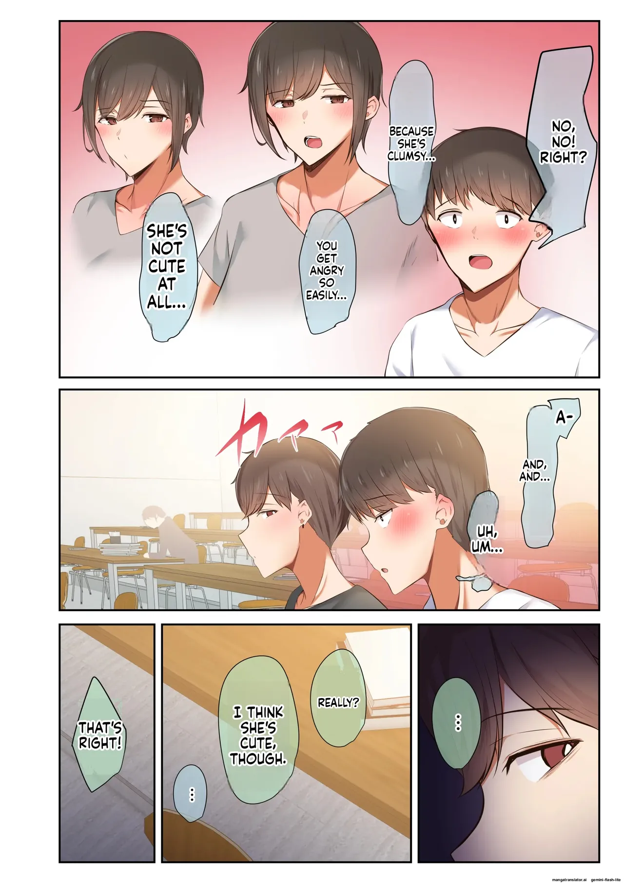 Otoko Tomodachi no Youna Ore no Osananajimi ga, Yarichin ni Yotte Mesu ni Saserareru Hanashi. 1-3 page 9 full